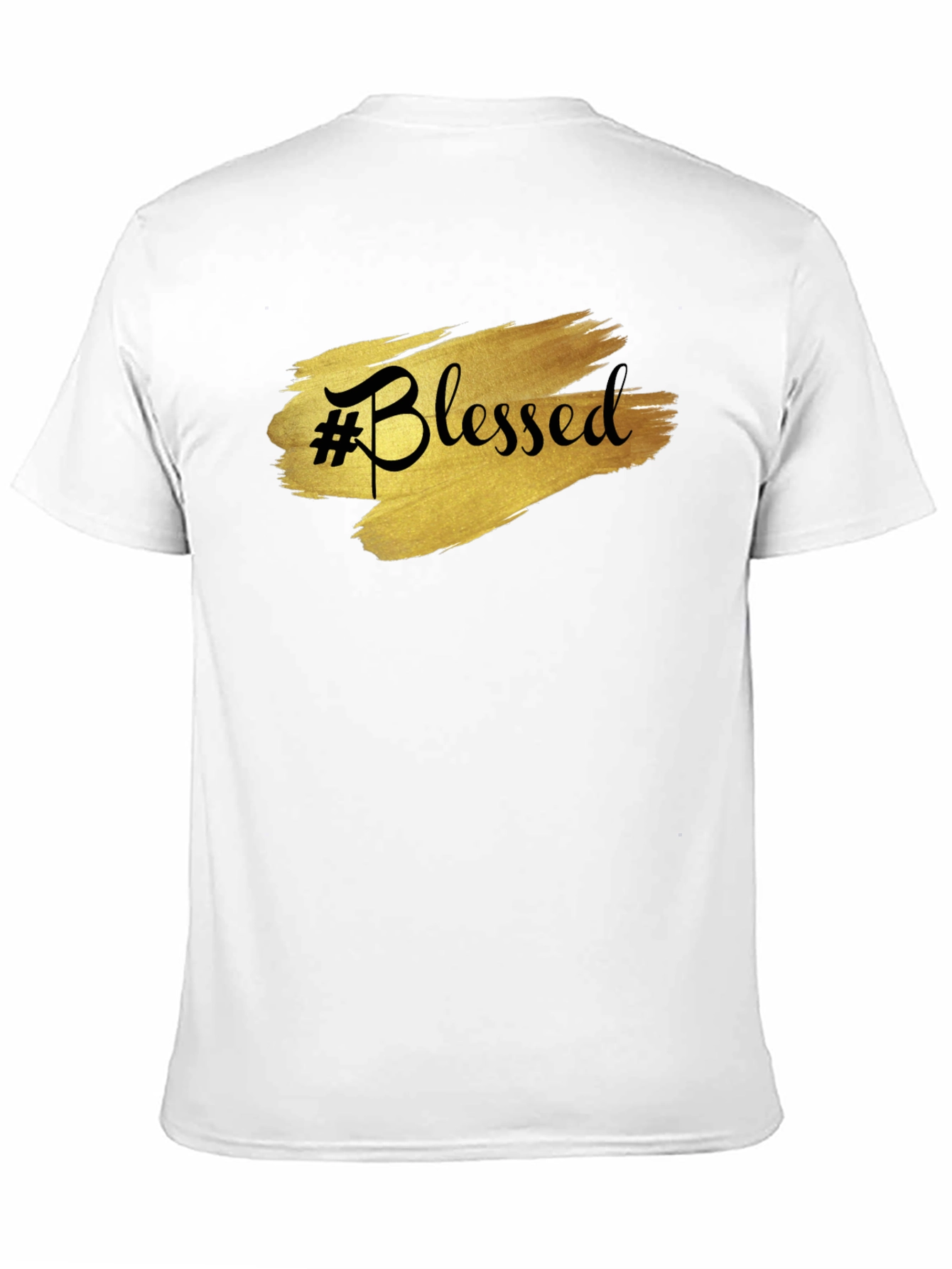 #Blessed Black Graphic T-Shirt