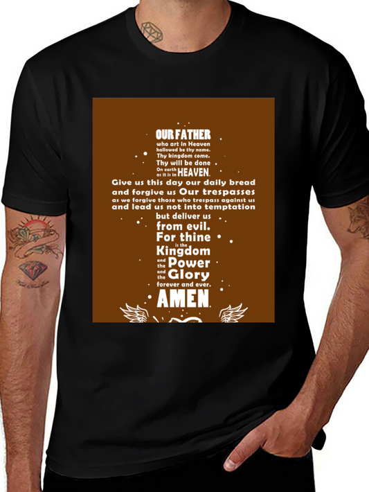 Our Father Prayer T-Shirt - Religious Christian Apparel