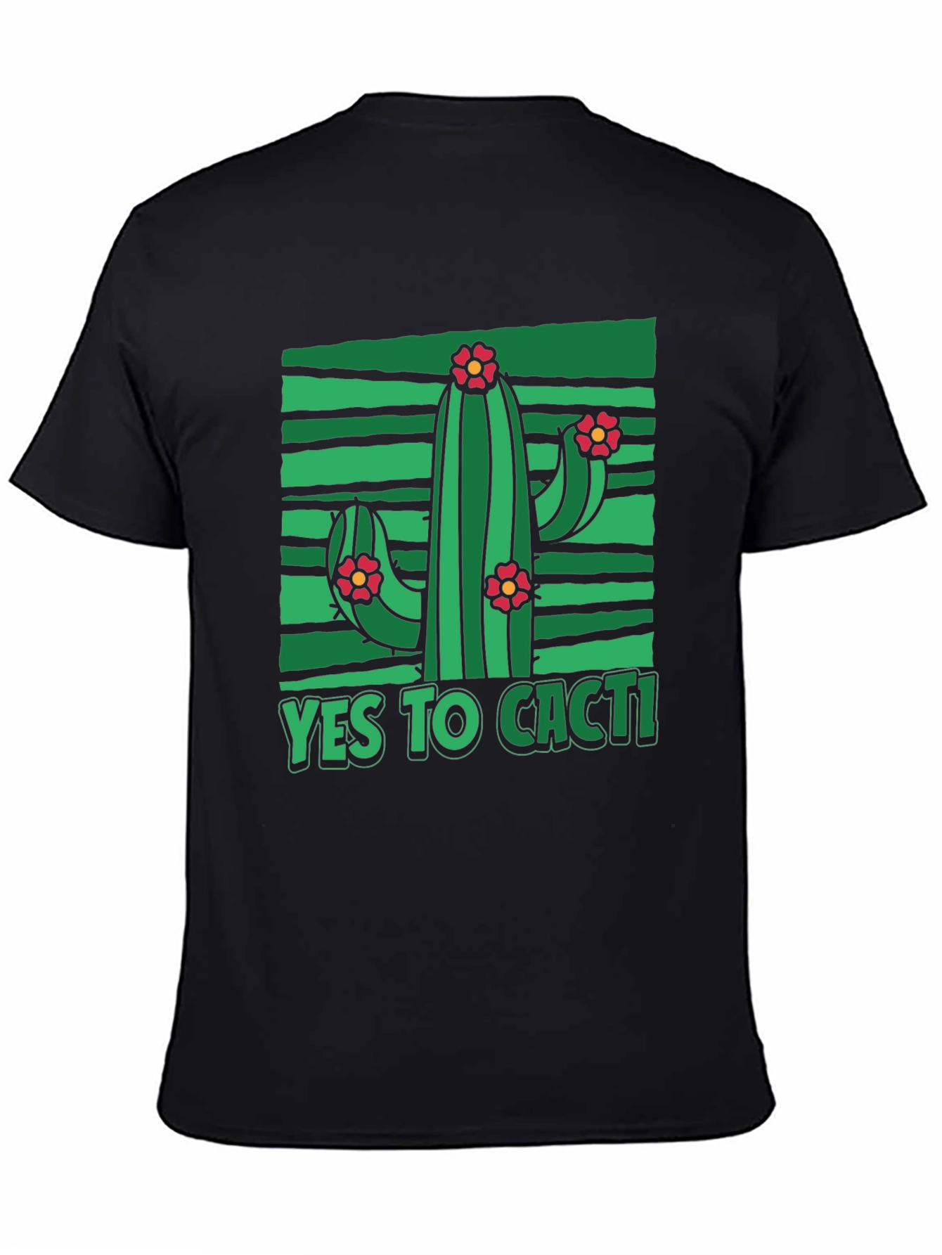 Yes to Cacti T-Shirt - Unique Graphic Tee