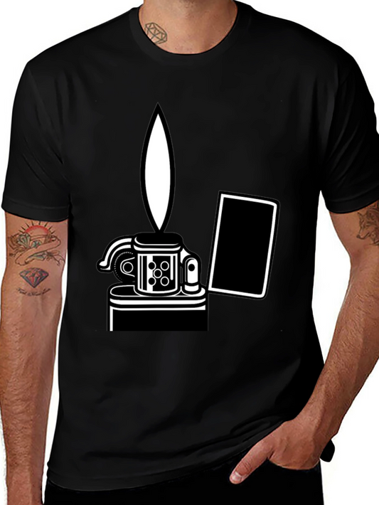 Zippo Lighter Graphic Tee - Cool & Unique Design