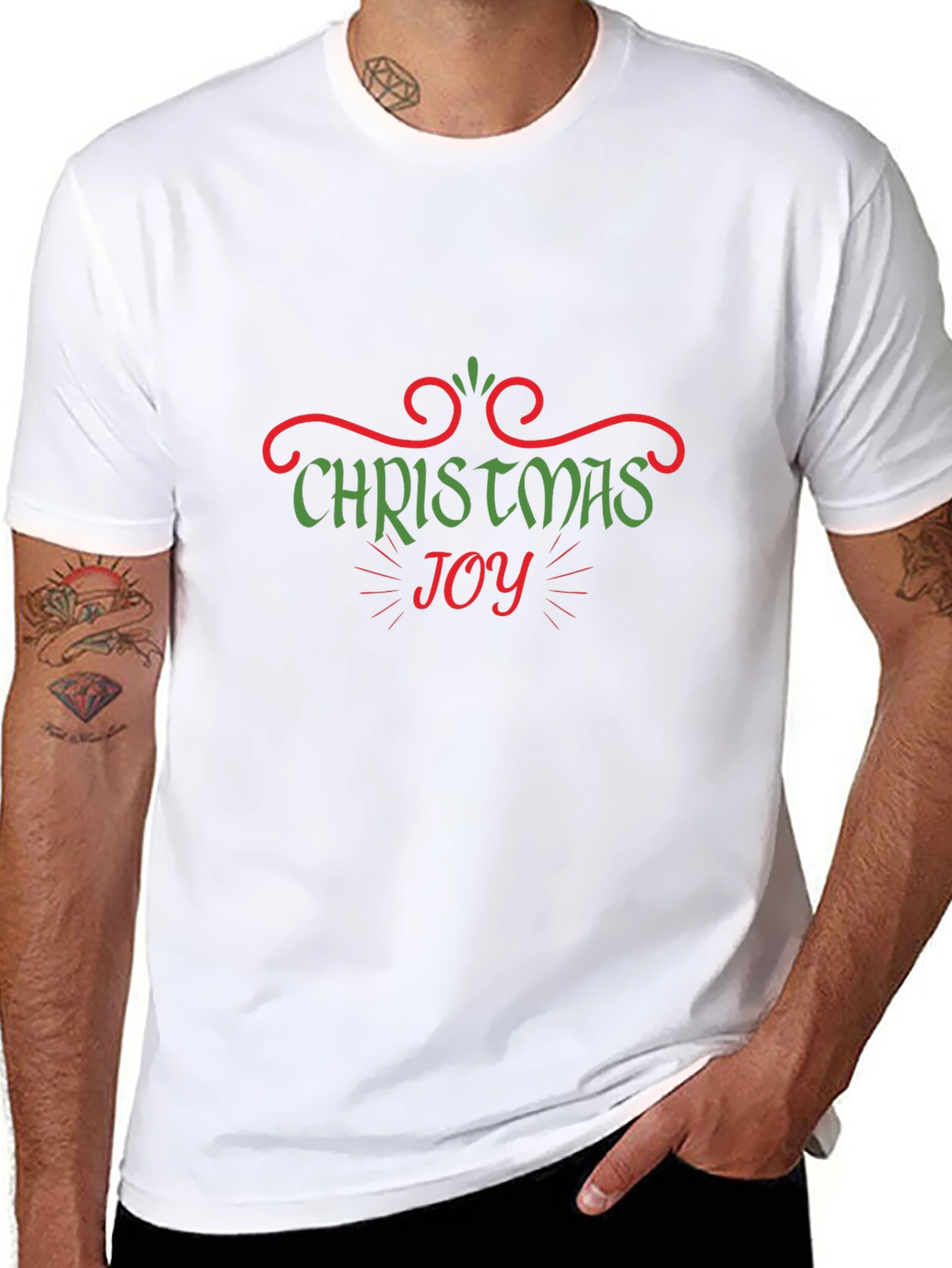 Christmas Joy Graphic T-Shirt - Holiday Festive Tee