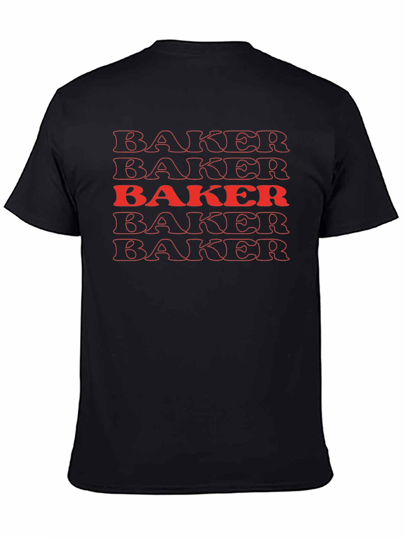 Baker Stacked Graphic Tee - Black