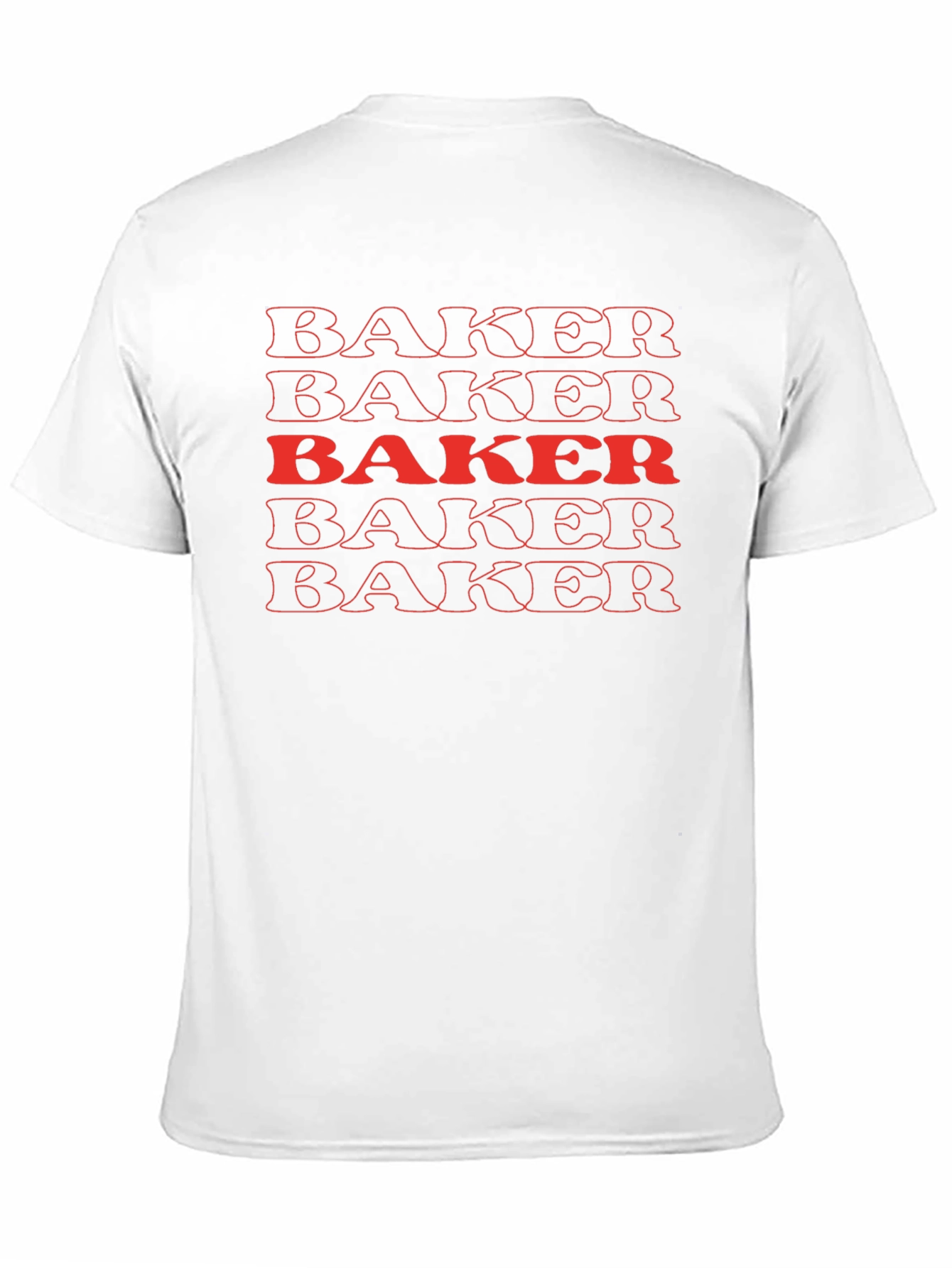 Baker Stacked Graphic Tee - Black