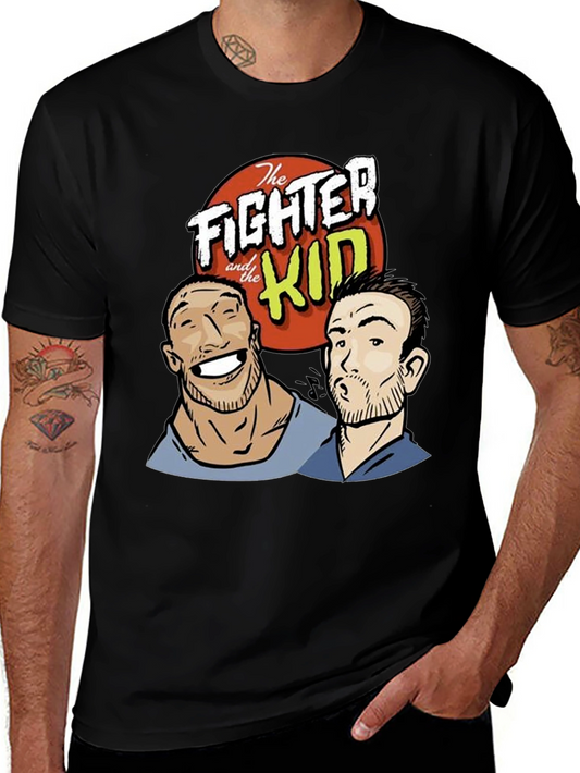 The Fighter and The Kid Black Graphic Tee
