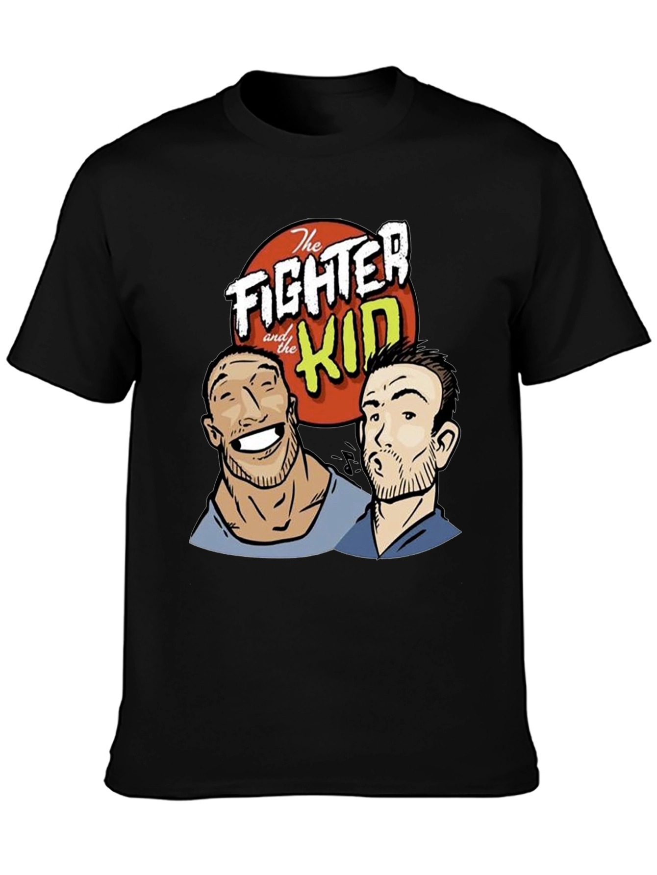 The Fighter and The Kid Black Graphic Tee