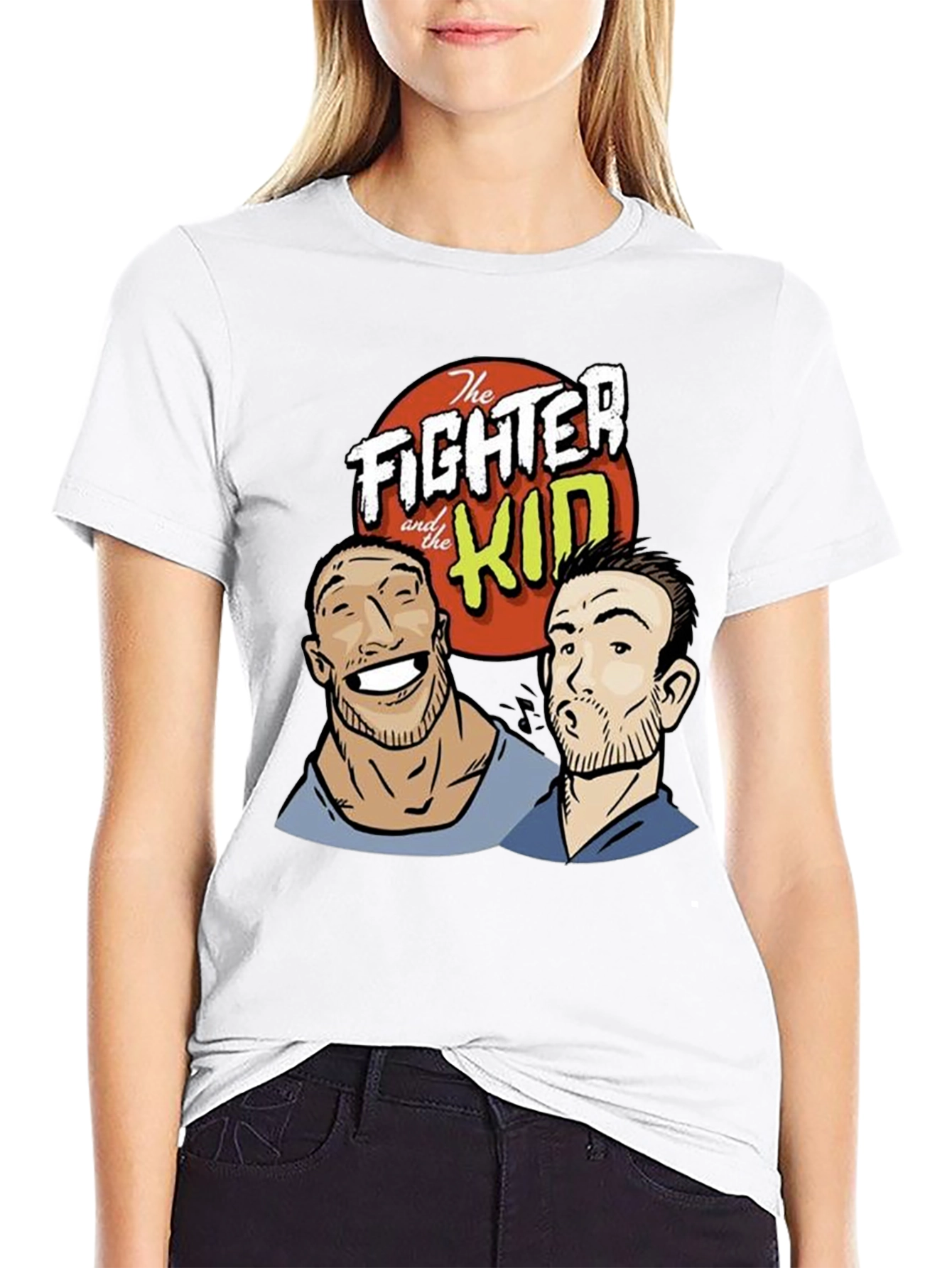 The Fighter and The Kid Black Graphic Tee
