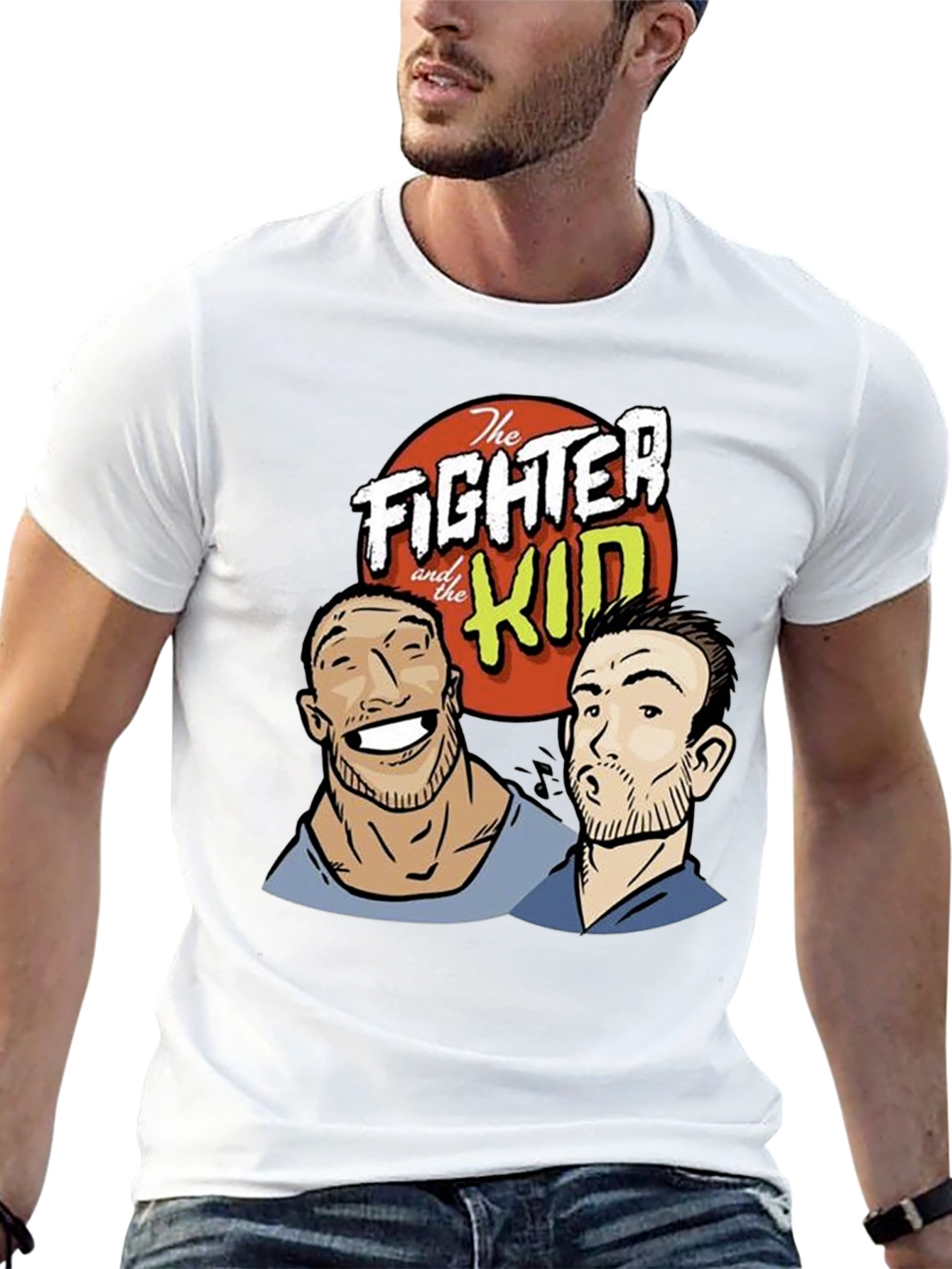 The Fighter and The Kid Black Graphic Tee