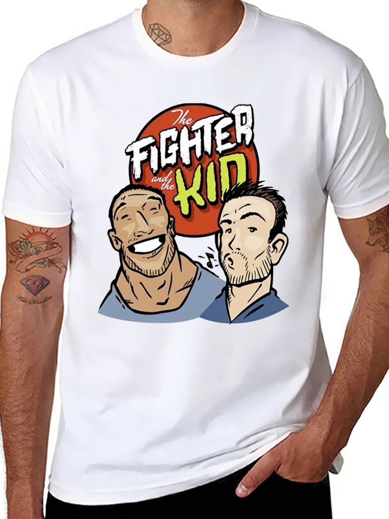 The Fighter and The Kid Black Graphic Tee