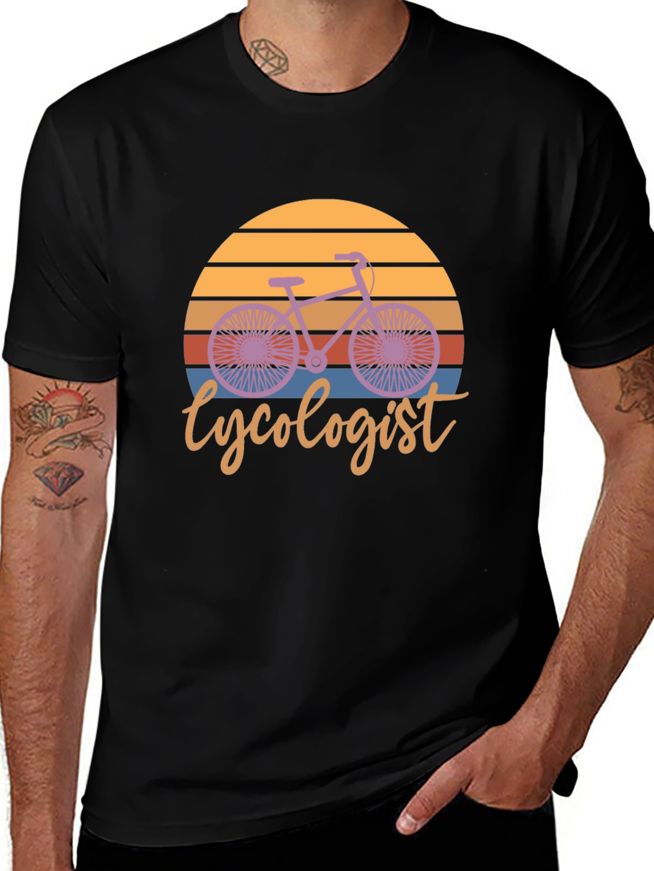 Cyclologist T-Shirt - Retro Bicycle Design
