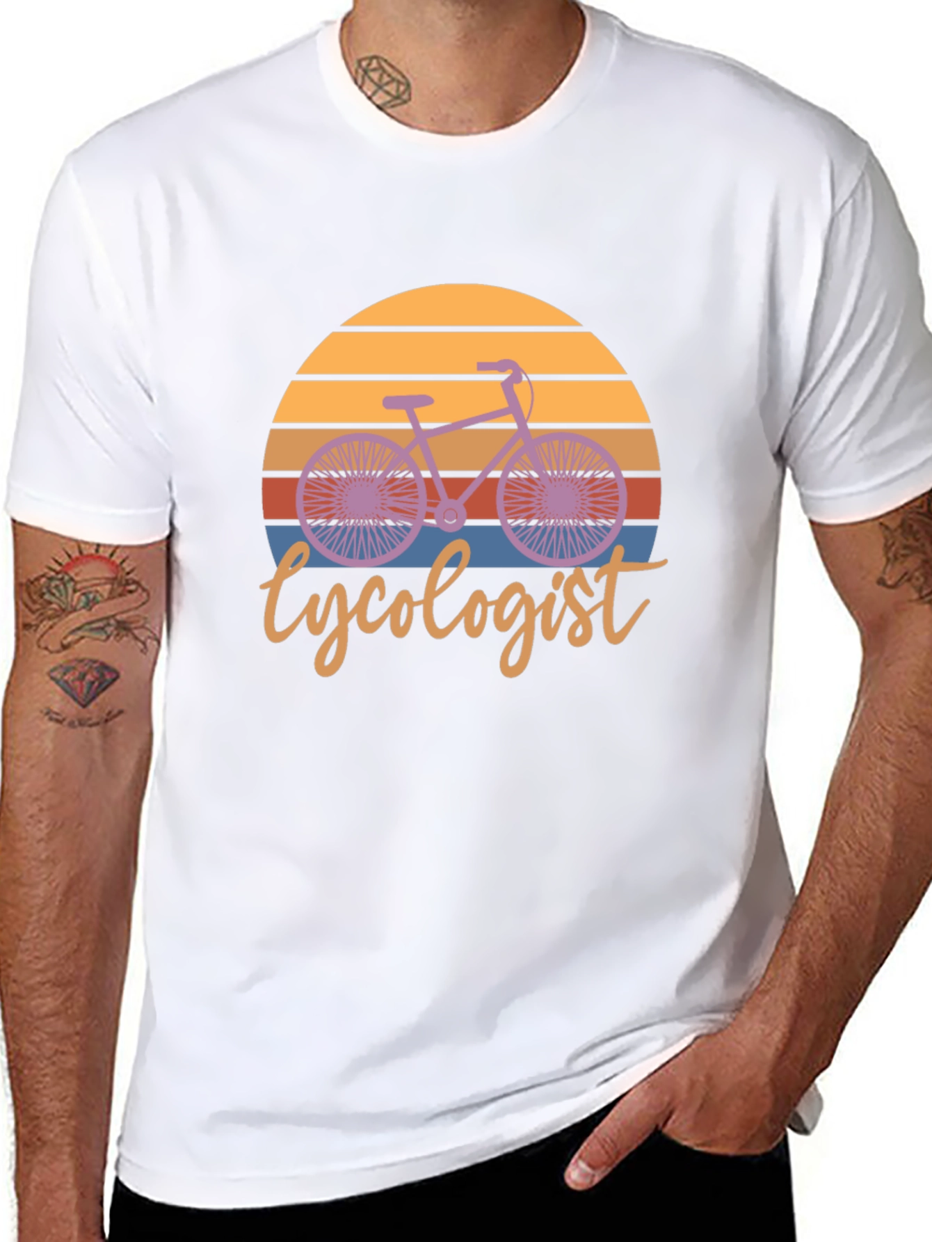 Cyclologist T-Shirt - Retro Bicycle Design