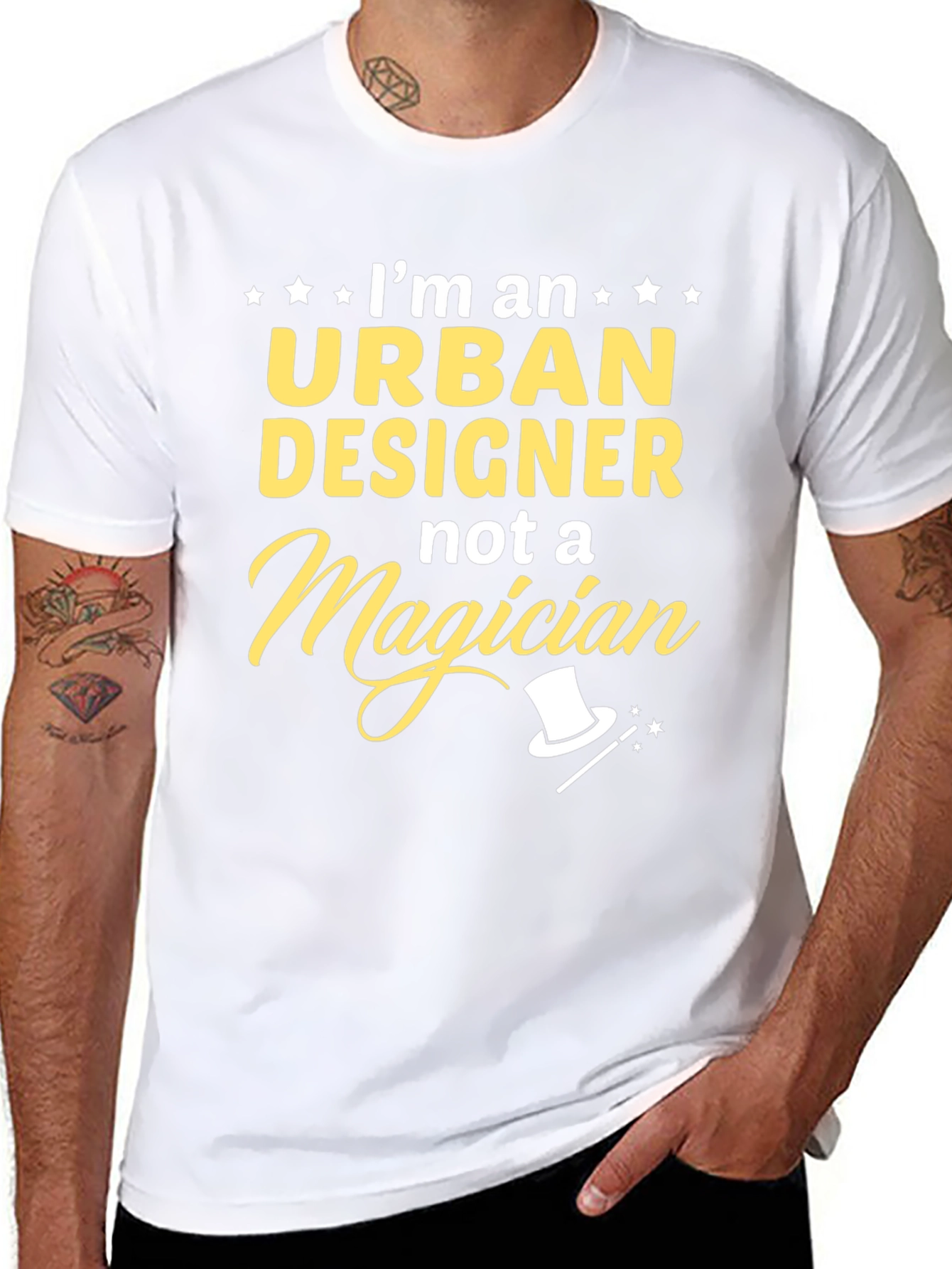 Urban Designer T-Shirt - Funny Magician Tee