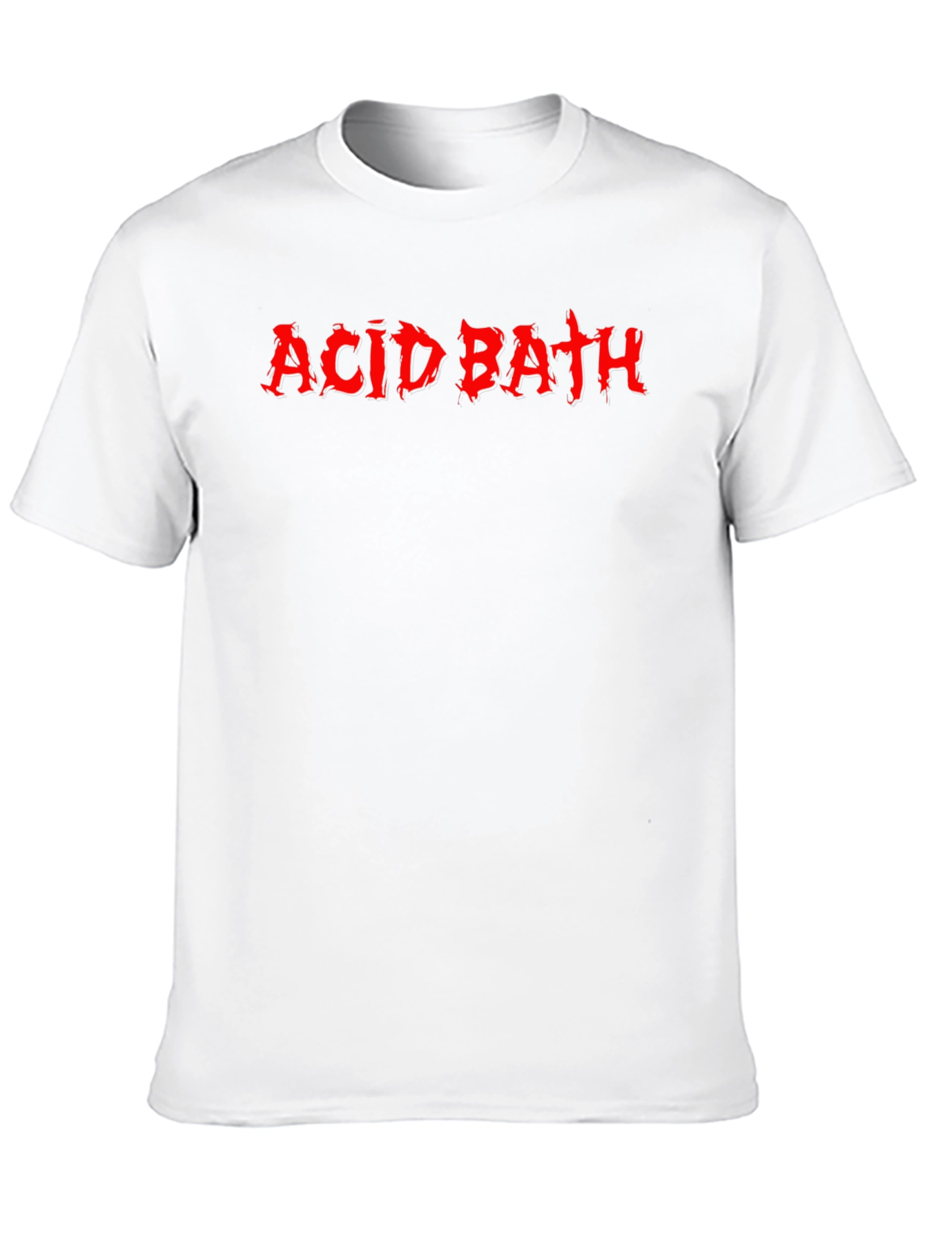 Acid Bath Graphic Tee - Black Cotton T-Shirt