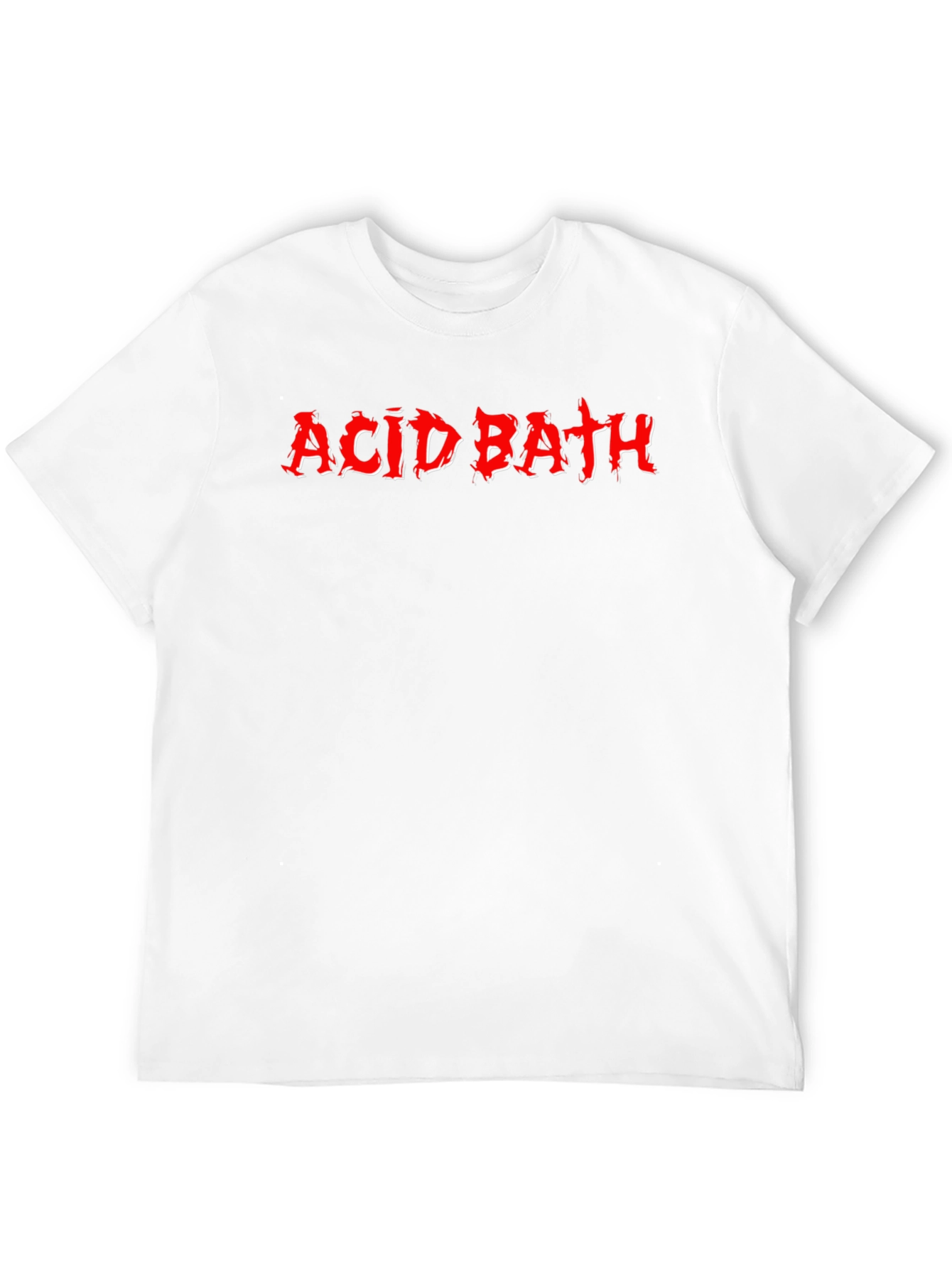 Acid Bath Graphic Tee - Black Cotton T-Shirt