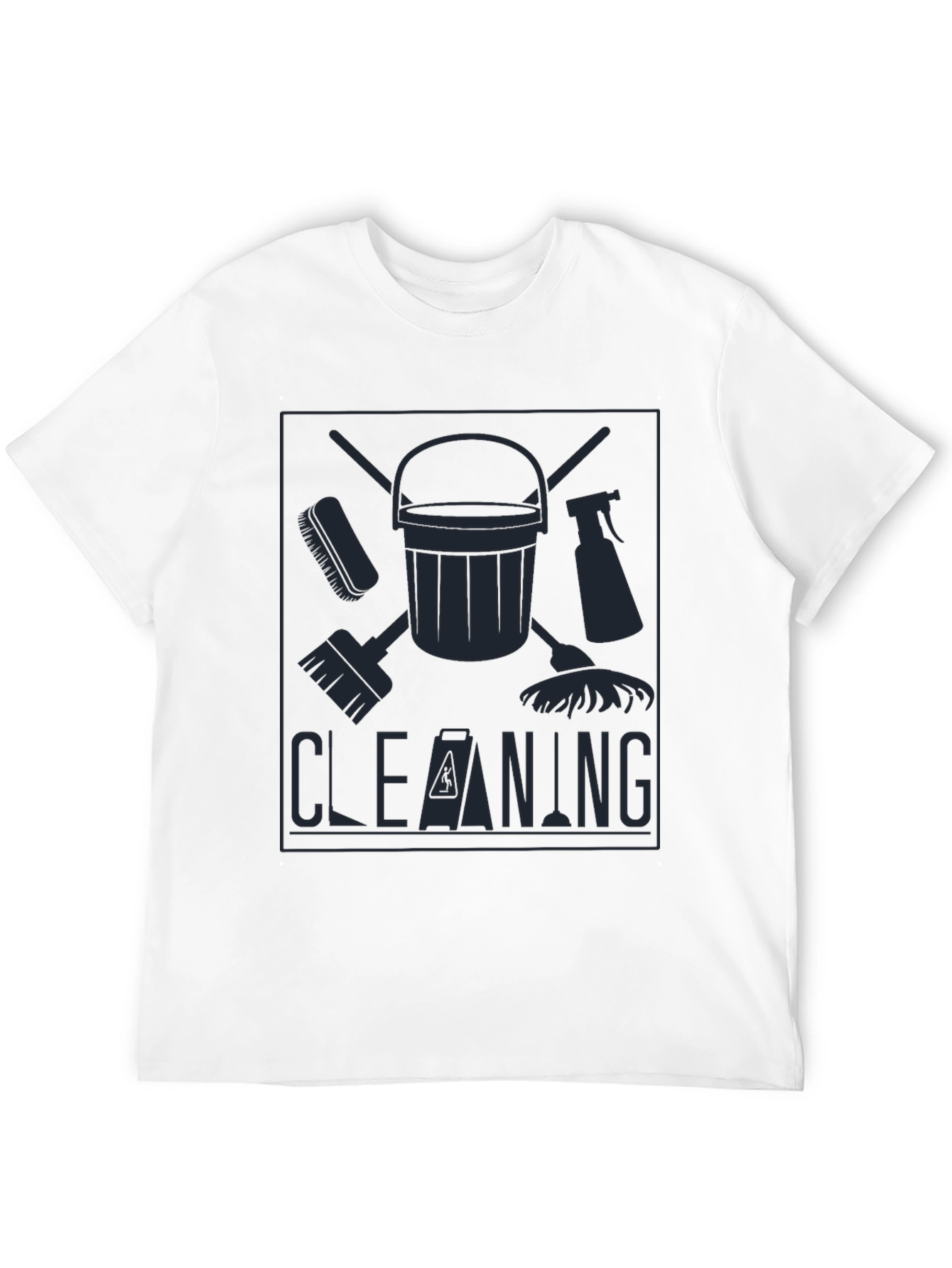 Cleaning Crew Graphic T-Shirt