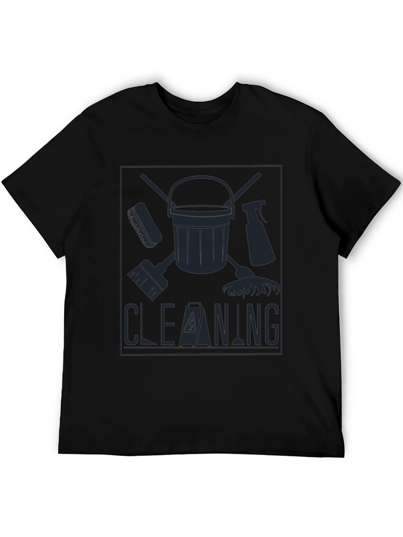 Cleaning Crew Graphic T-Shirt