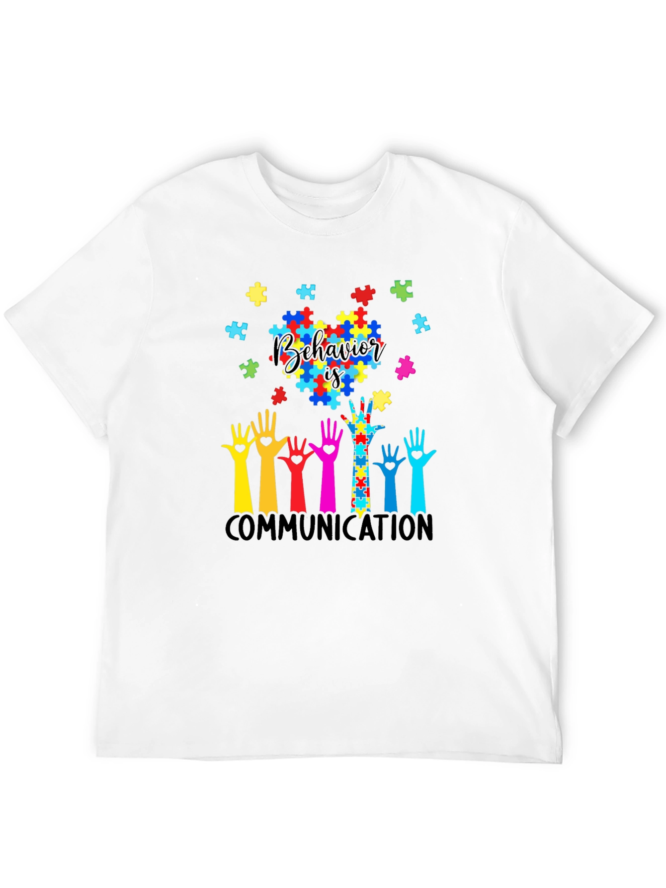 Autism Awareness Puzzle Piece Graphic Tee