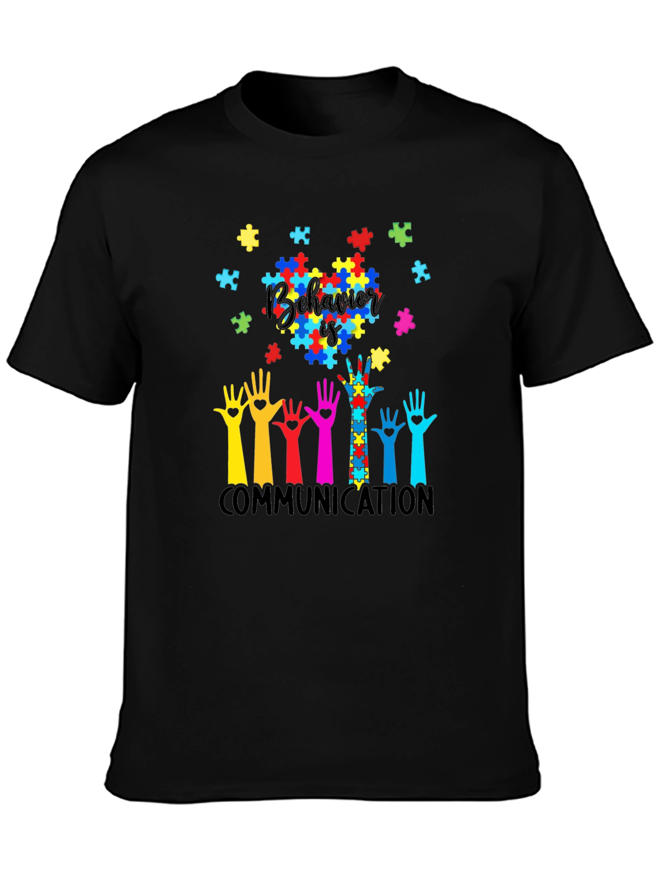 Autism Awareness Puzzle Piece Graphic Tee