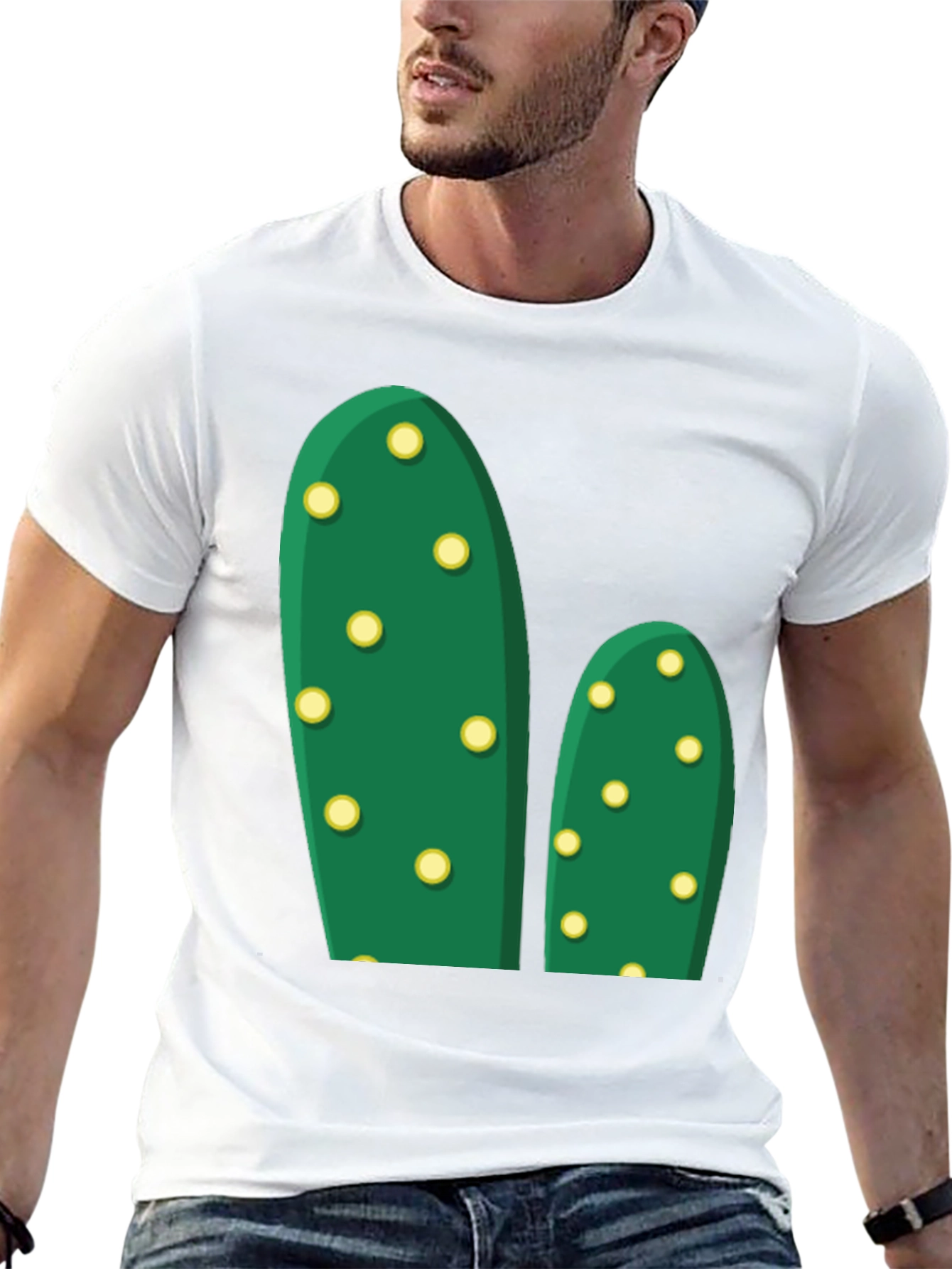 Cactus Graphic T-Shirt - Unisex Black Tee