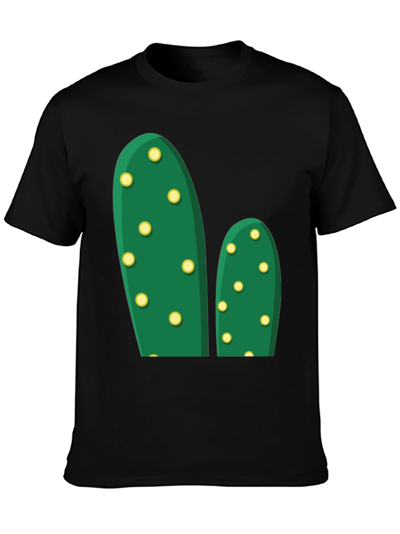 Cactus Graphic T-Shirt - Unisex Black Tee