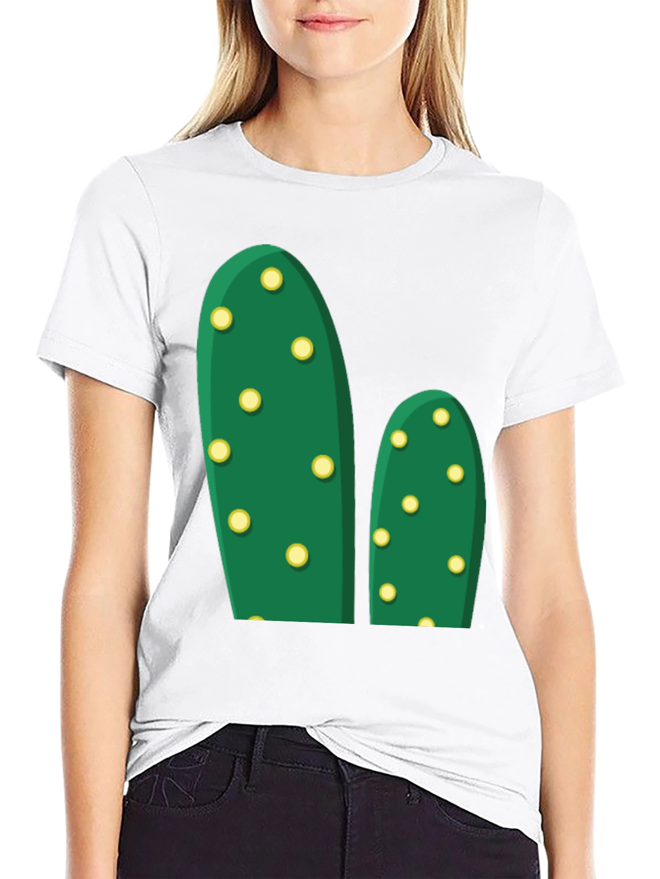 Cactus Graphic T-Shirt - Unisex Black Tee