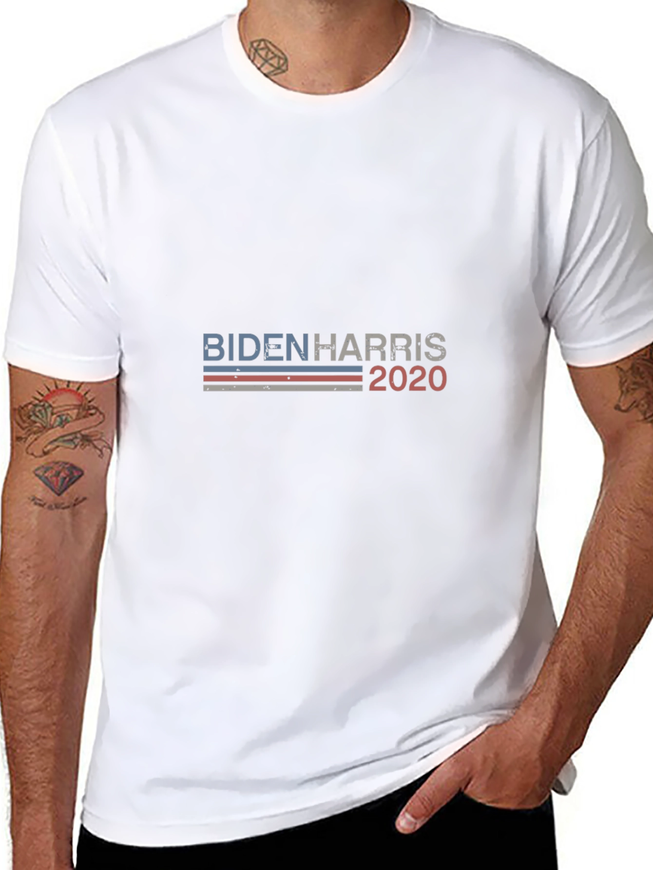 Biden Harris 2020 Graphic Tee - Black