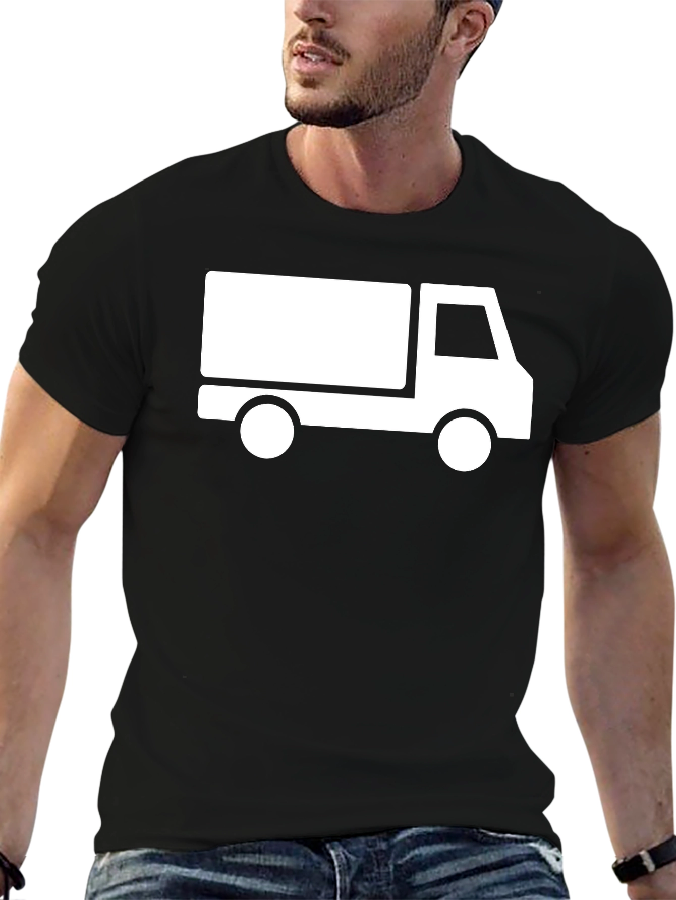 Truck Graphic Tee - Casual Style