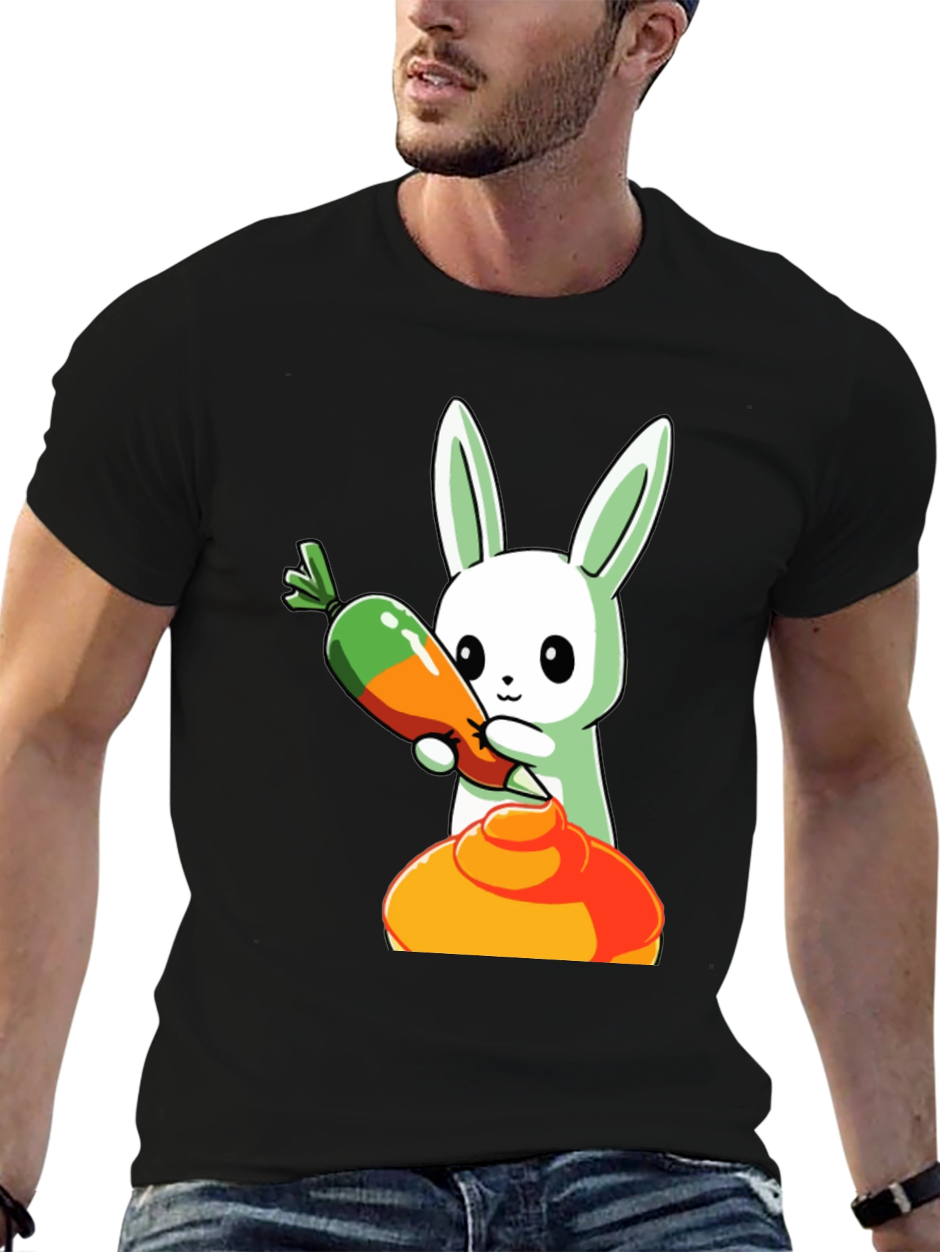 Bunny Holding Carrot T-Shirt