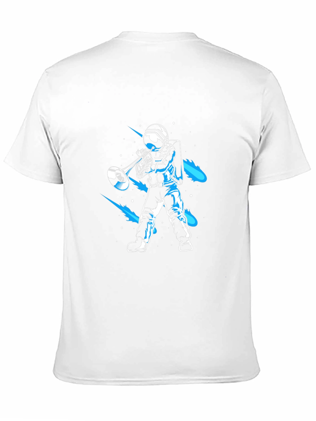 Astronaut Trombone T-Shirt - Space Musician Tee