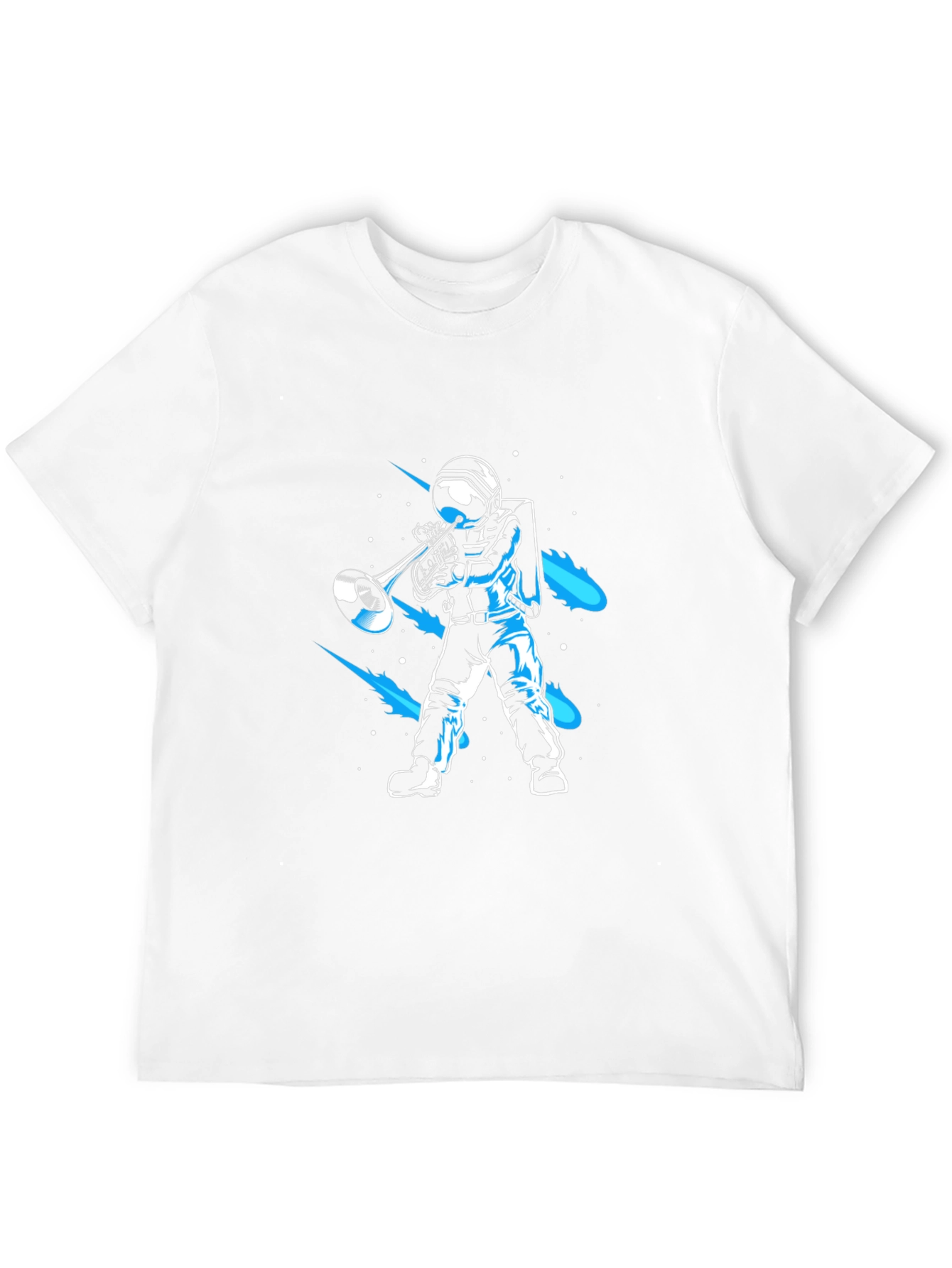 Astronaut Trombone T-Shirt - Space Musician Tee