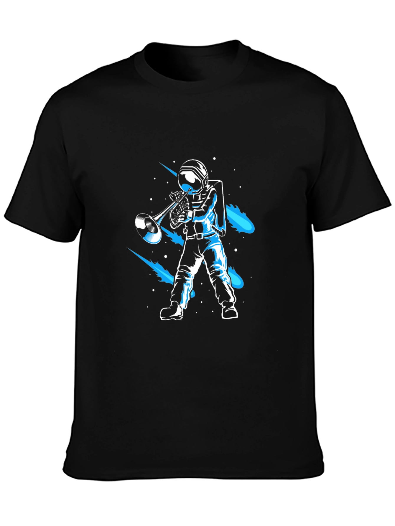 Astronaut Trombone T-Shirt - Space Musician Tee