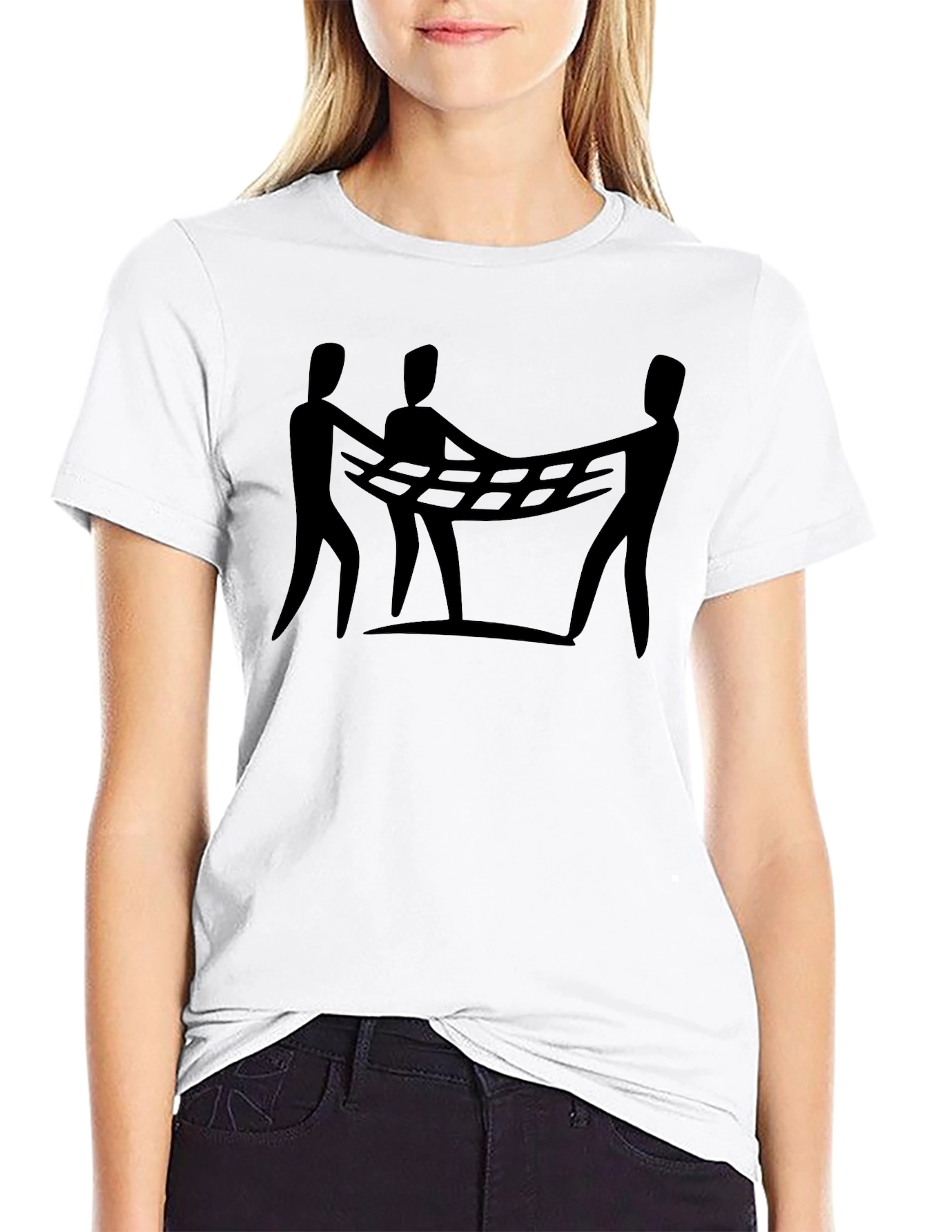 Abstract People Net T-Shirt