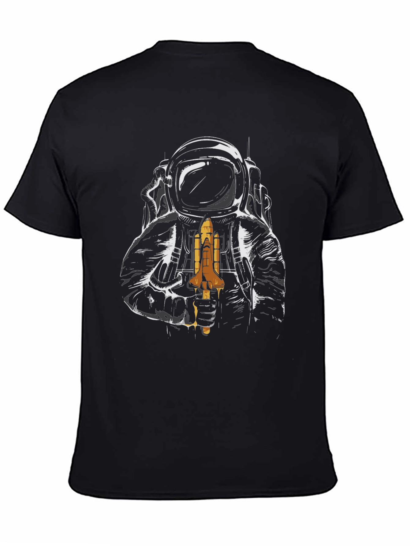 Astronaut Space Shuttle Graphic T-Shirt