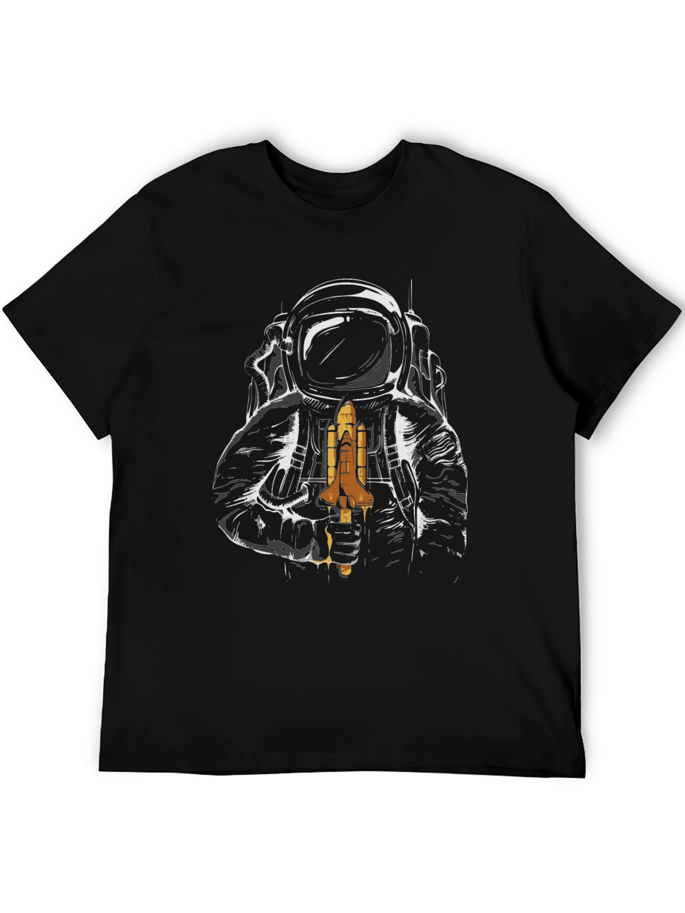 Astronaut Space Shuttle Graphic T-Shirt