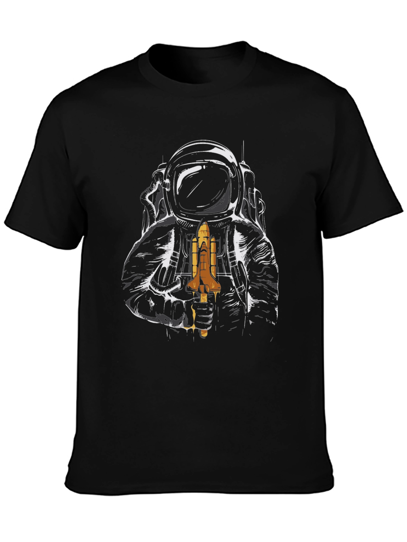 Astronaut Space Shuttle Graphic T-Shirt