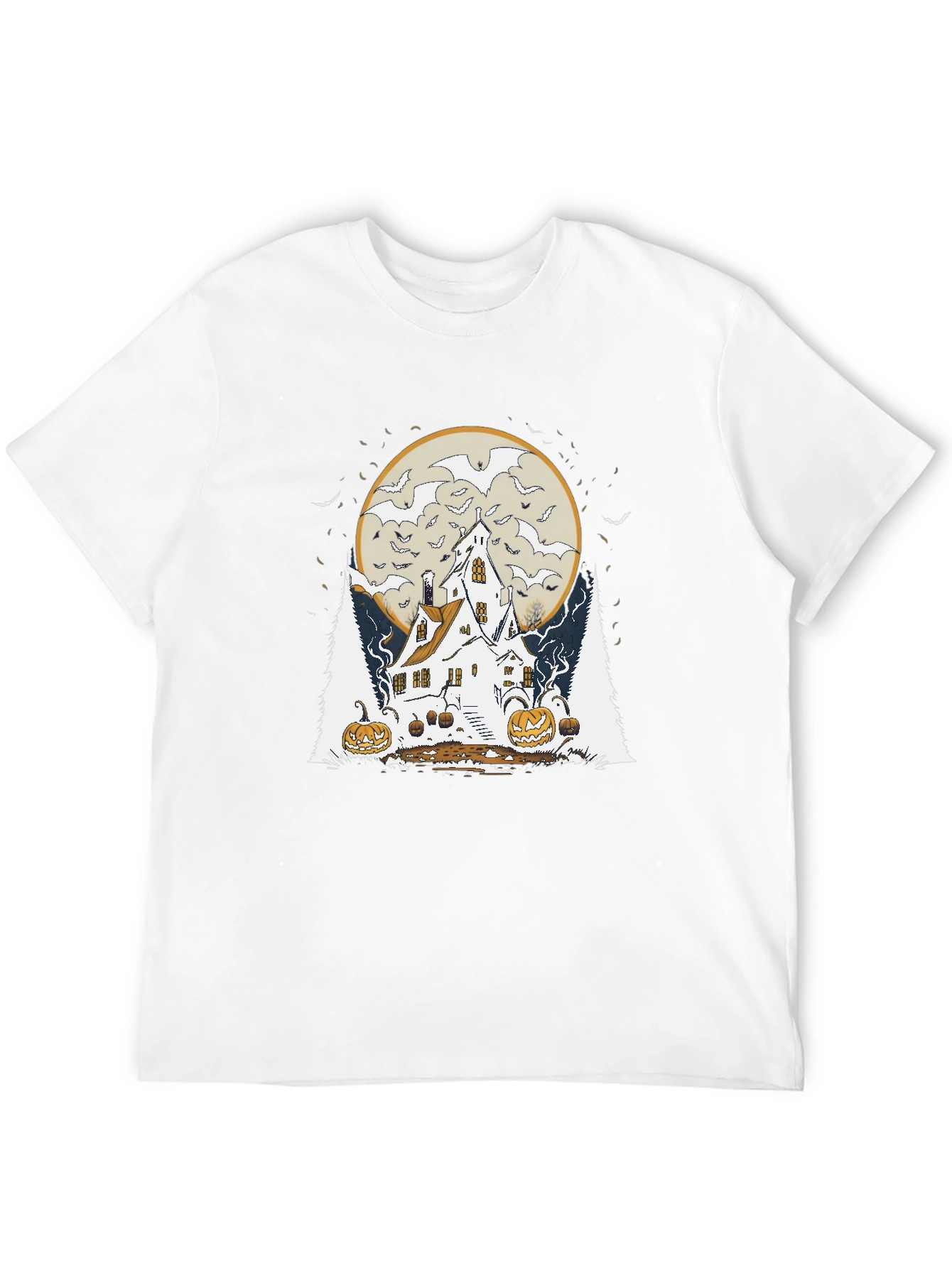Spooky Halloween Haunted House T-Shirt