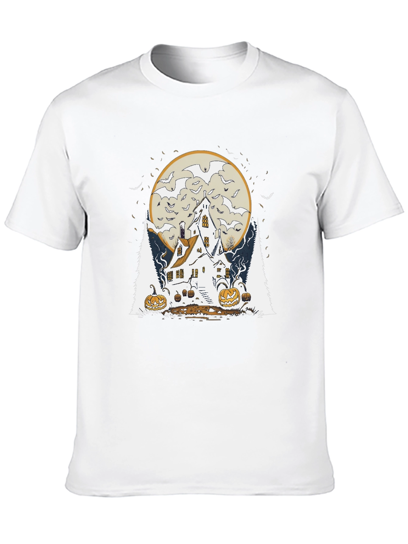 Spooky Halloween Haunted House T-Shirt