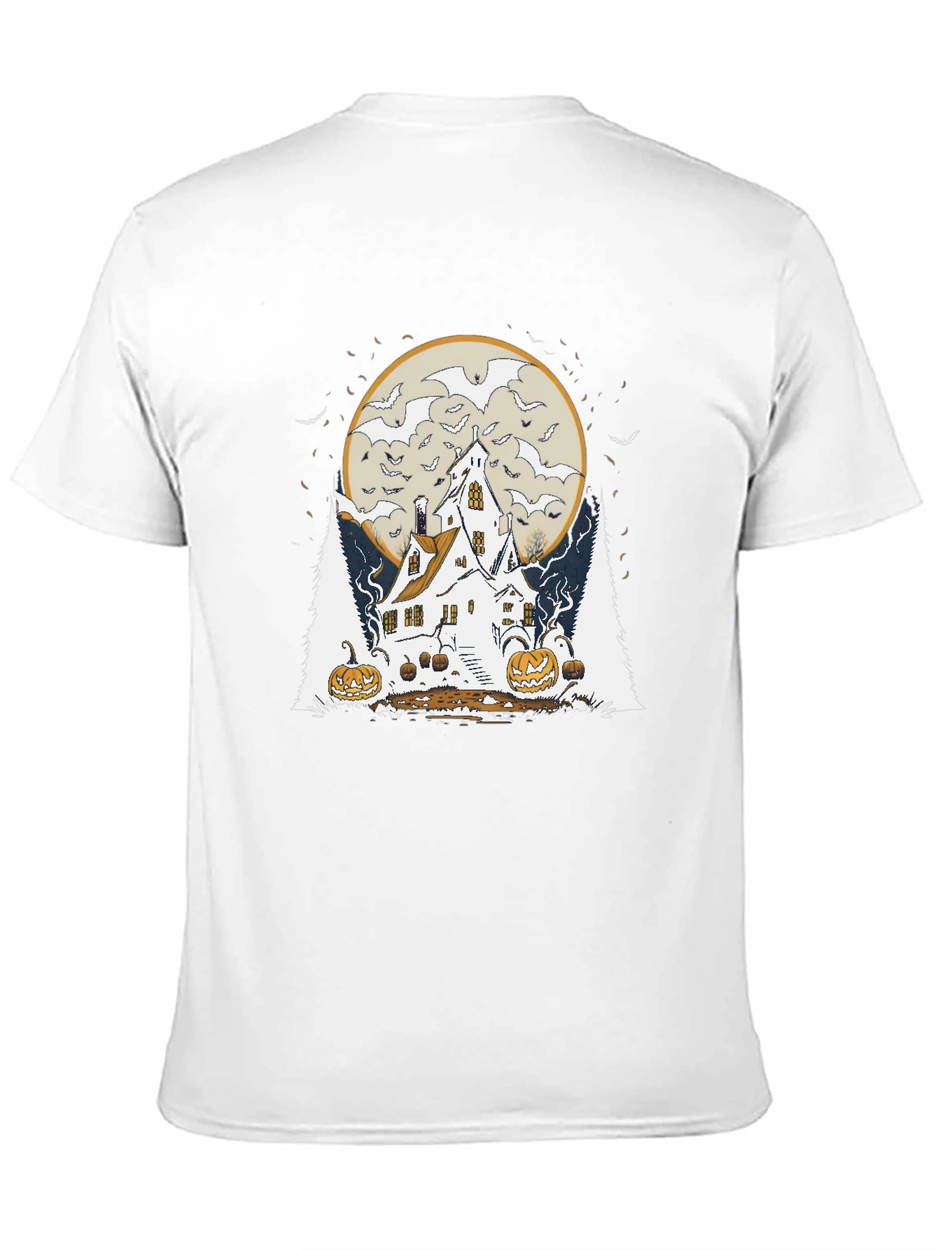 Spooky Halloween Haunted House T-Shirt