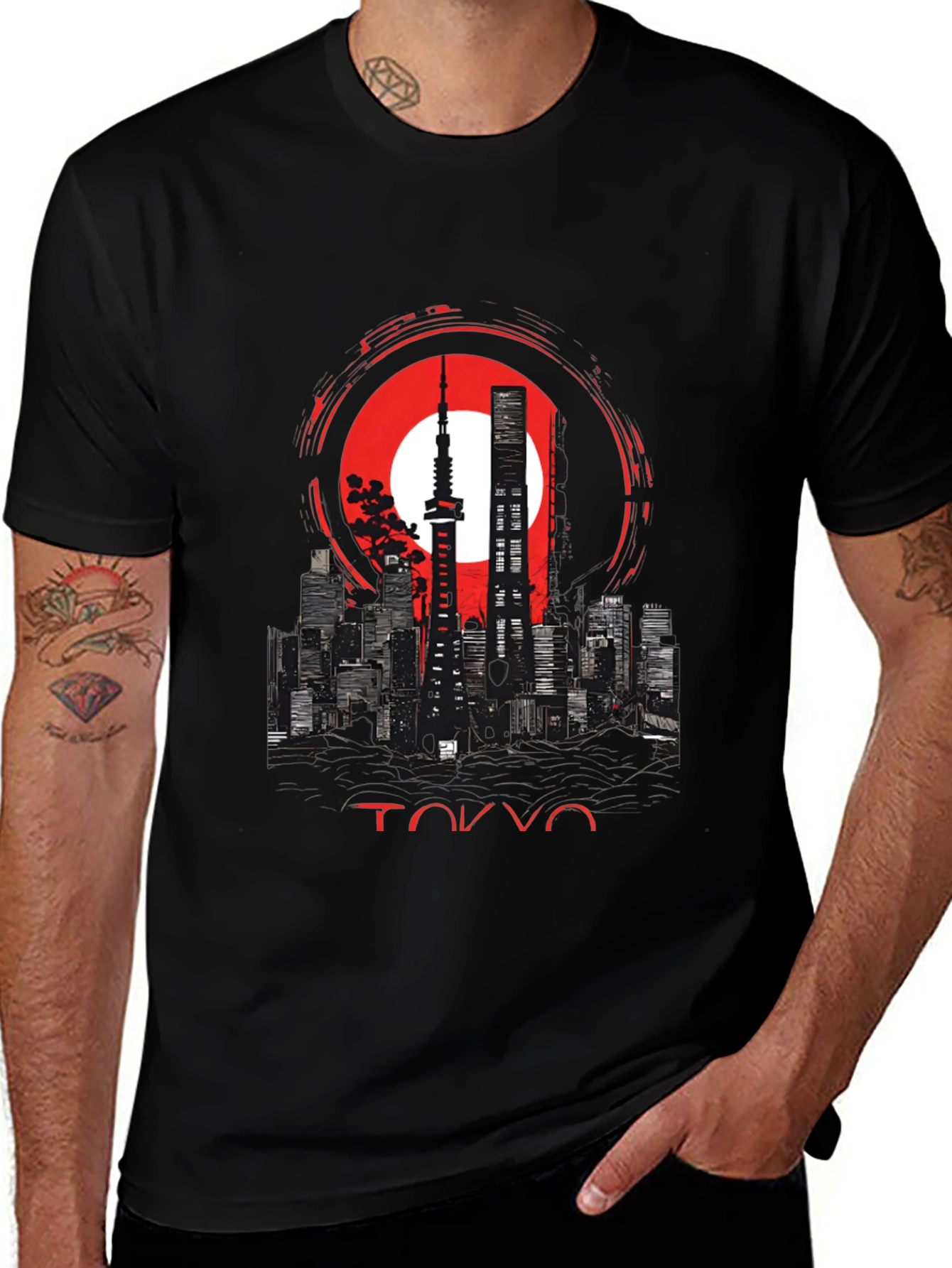 Tokyo Skyline Graphic Tee - Urban Style