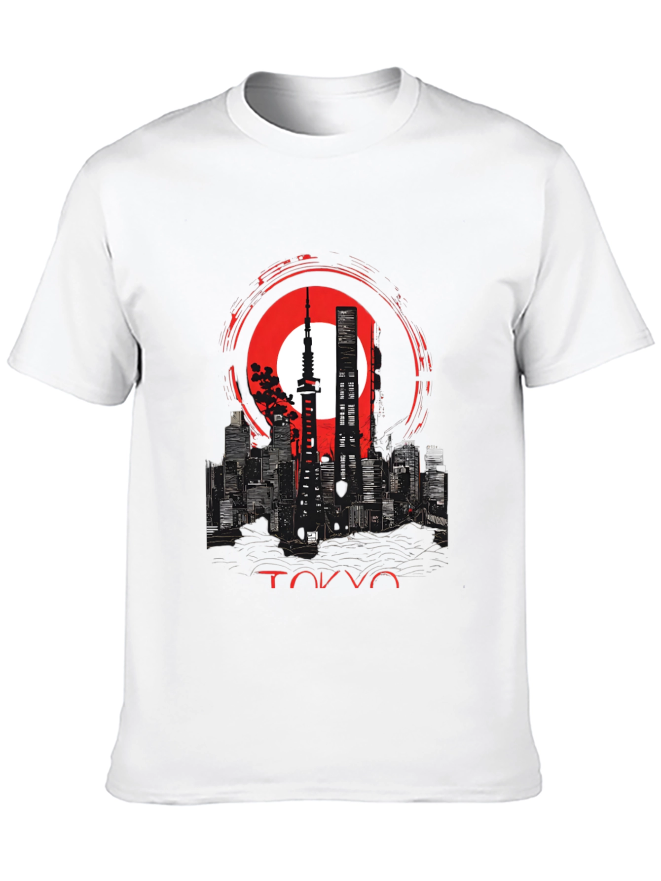 Tokyo Skyline Graphic Tee - Urban Style