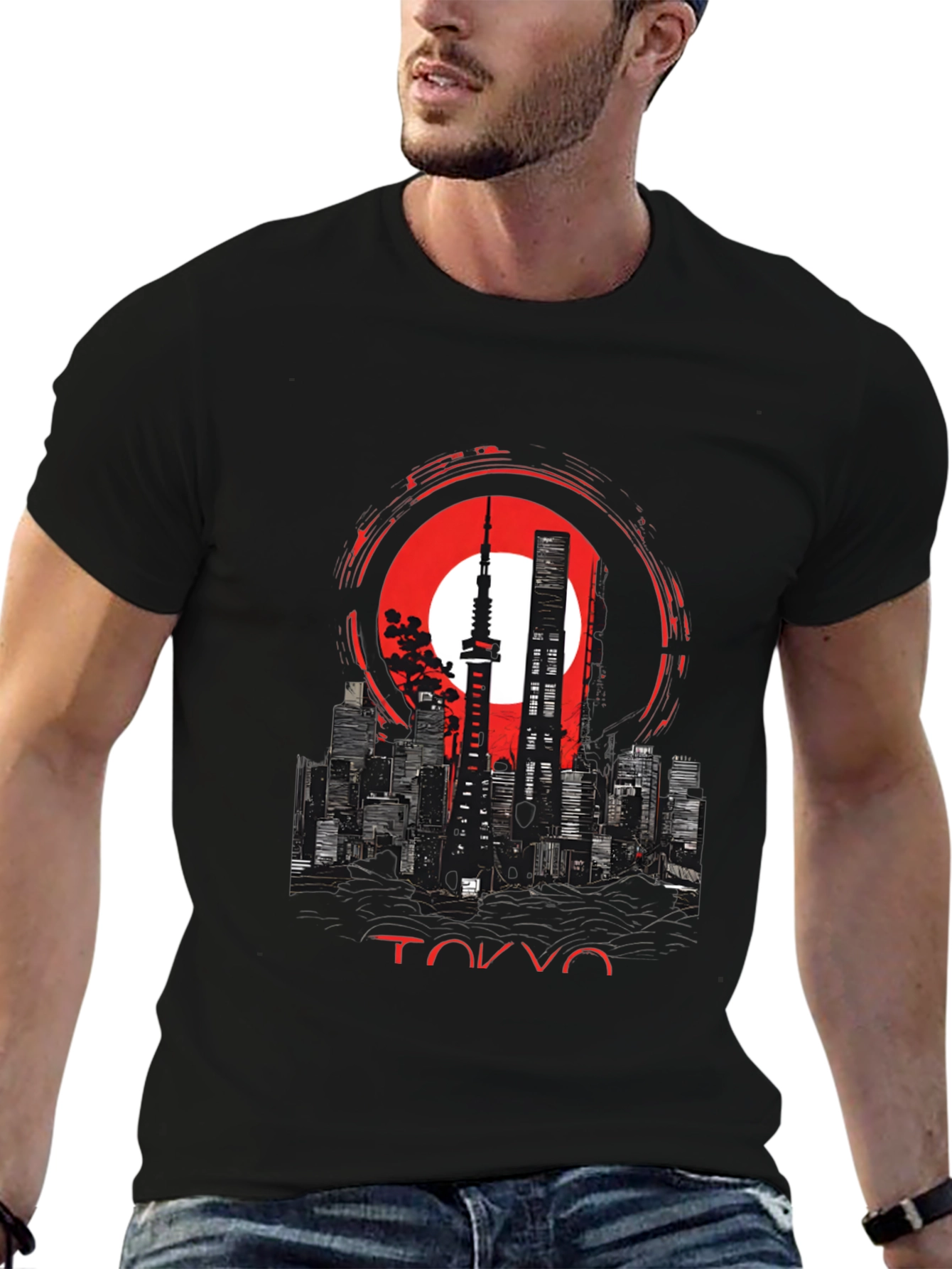 Tokyo Skyline Graphic Tee - Urban Style