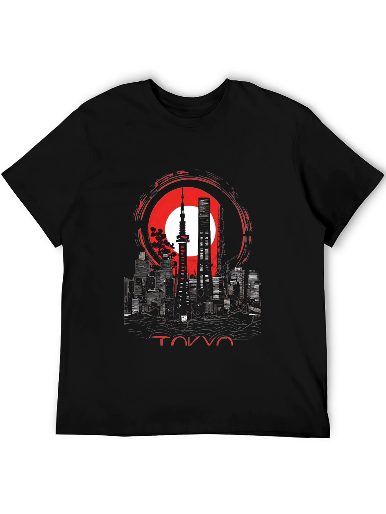 Tokyo Skyline Graphic Tee - Urban Style