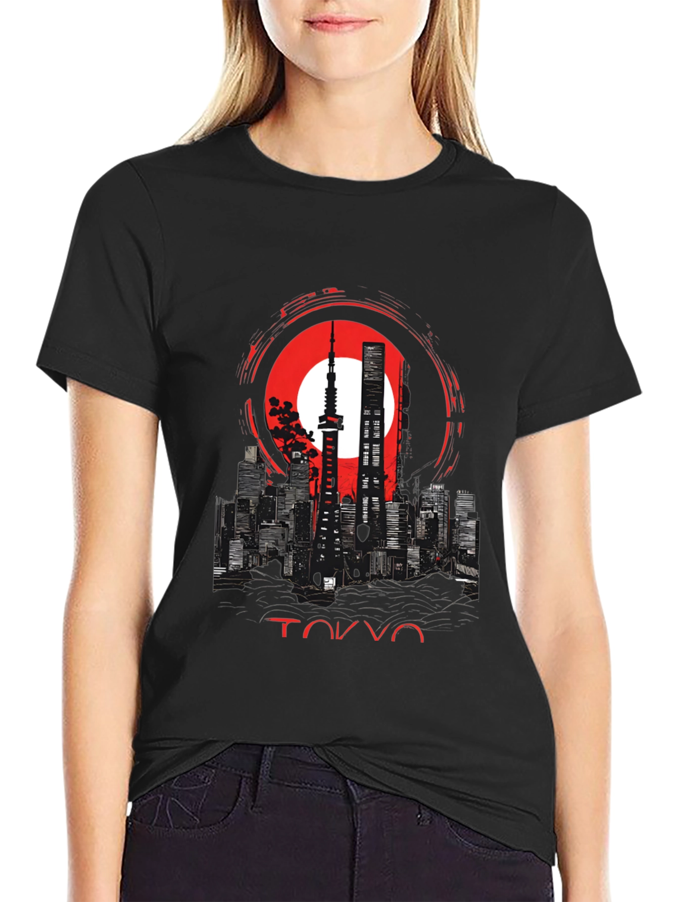 Tokyo Skyline Graphic Tee - Urban Style