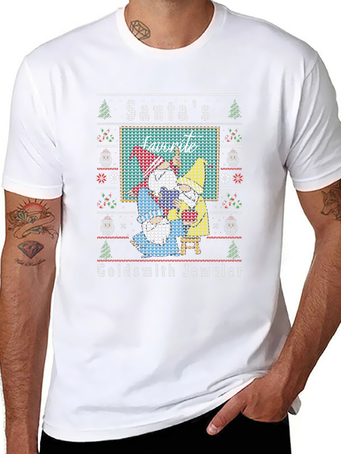 Santas Favorite Goldsmith Jeweler Holiday T-Shirt