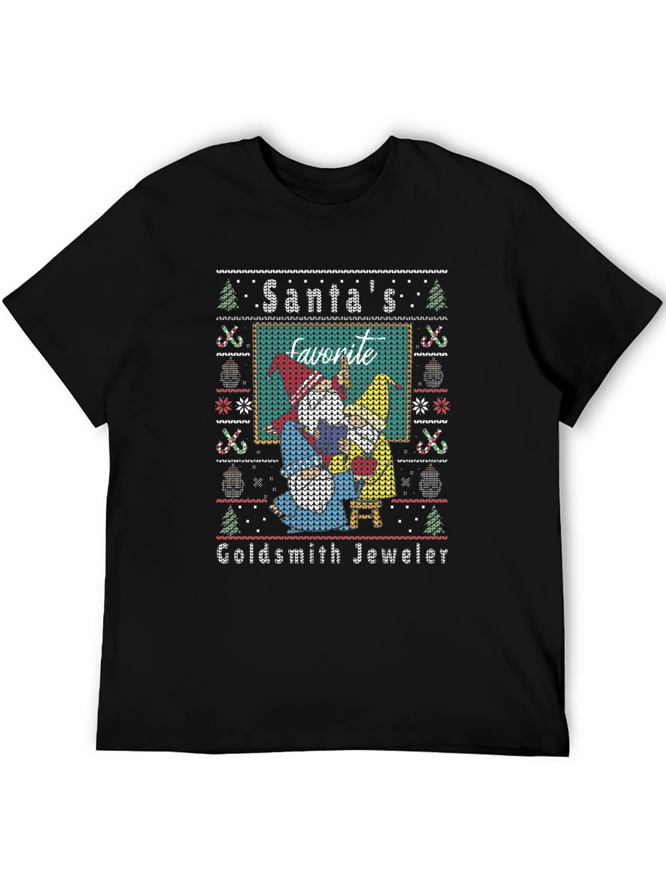 Santas Favorite Goldsmith Jeweler Holiday T-Shirt