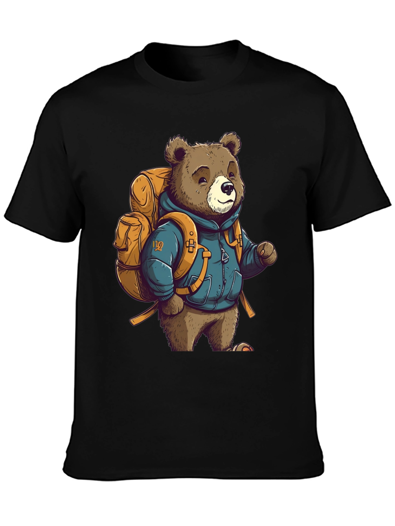 Bear Hiker Graphic Tee - Adventure Ready Style