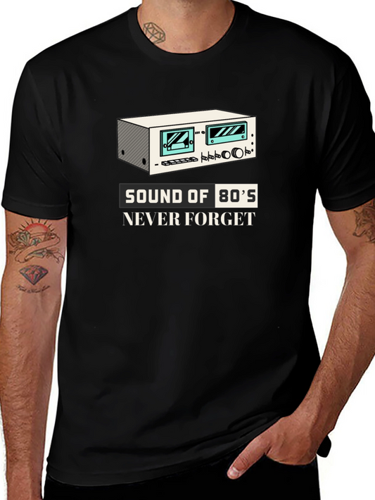 Sound of 80s Mens Graphic T-Shirt