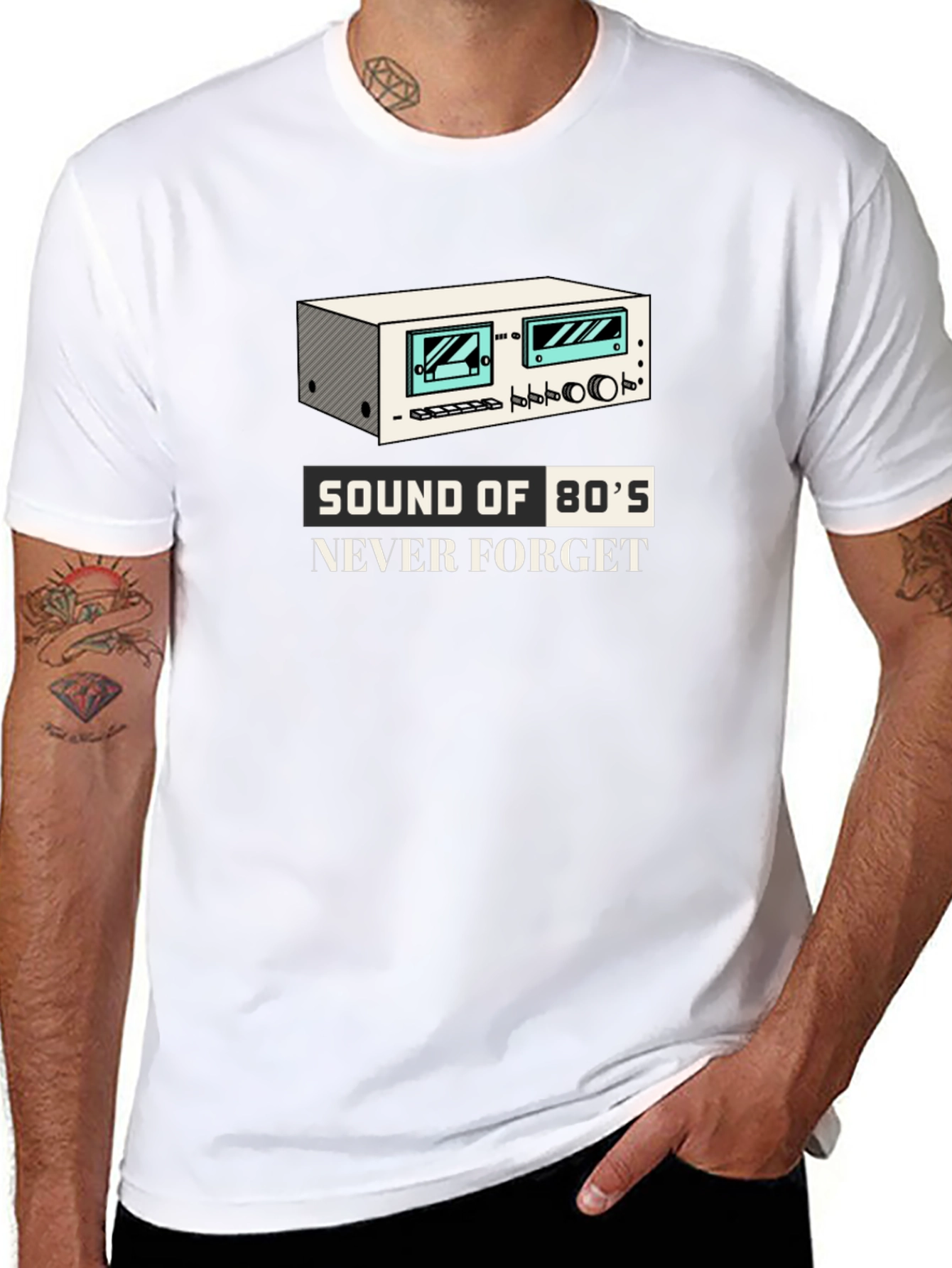 Sound of 80s Mens Graphic T-Shirt