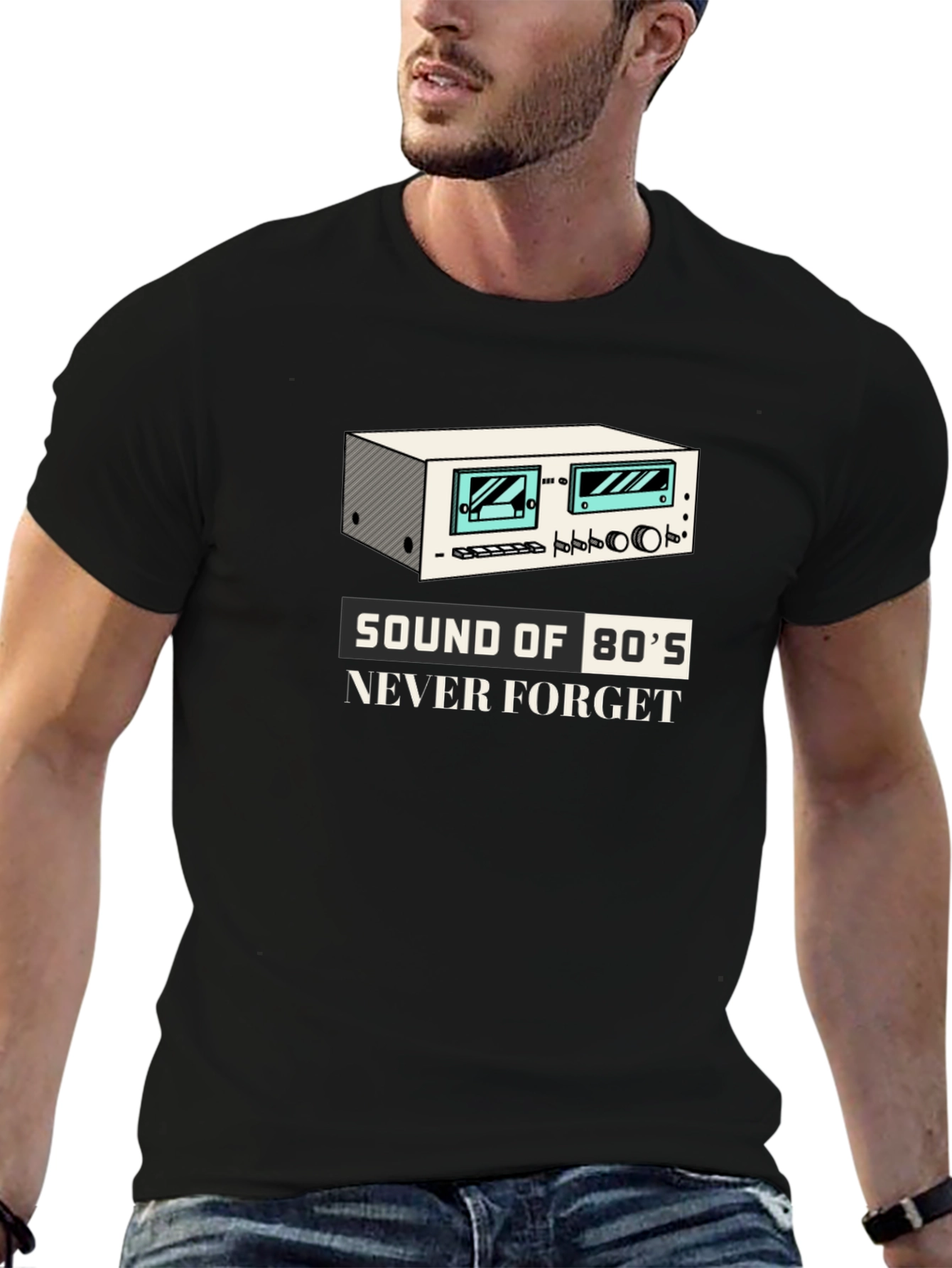 Sound of 80s Mens Graphic T-Shirt