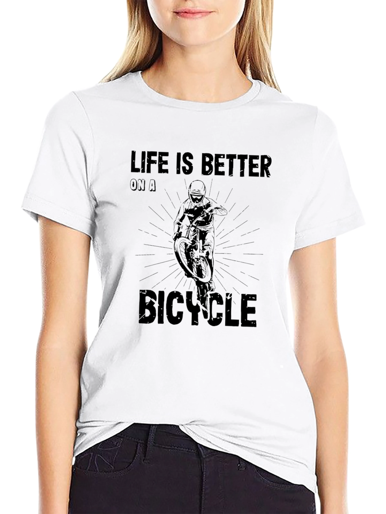 Life Is Better On A Bicycle Graphic Tee