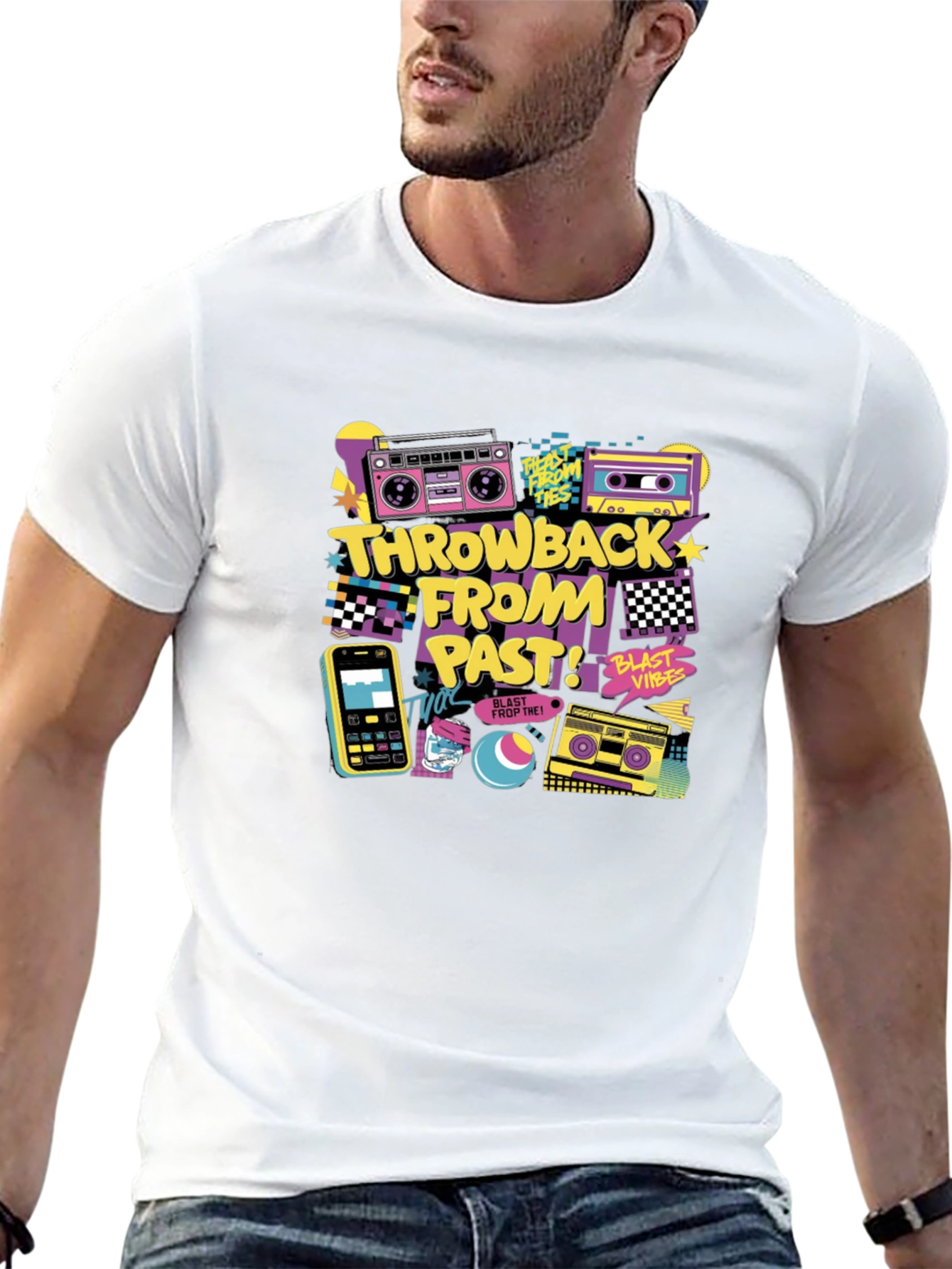 Retro 80s Throwback Graphic T-Shirt